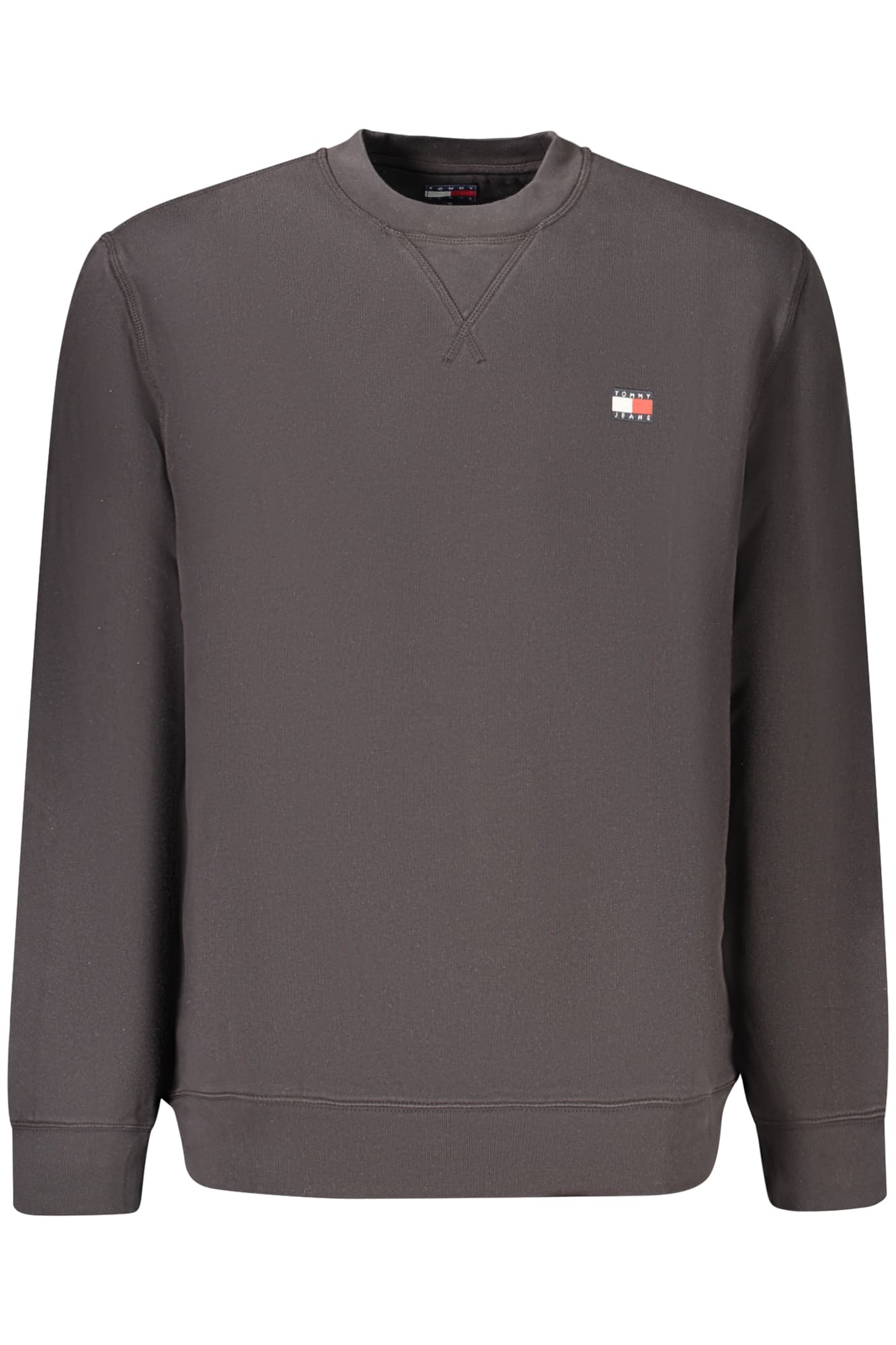 TOMMY HILFIGER FELPA SENZA ZIP UOMO NERO - Immagine 1