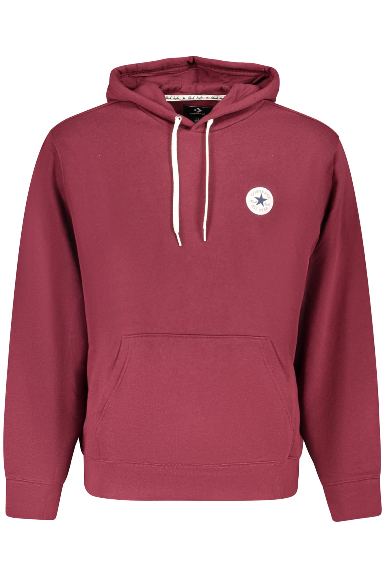 CONVERSE FELPA SENZA ZIP UOMO ROSSO - Immagine 1