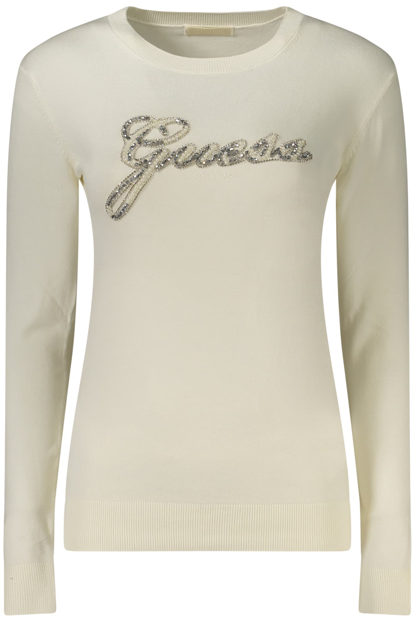 GUESS JEANS MAGLIA DONNA BIANCO - Immagine 1