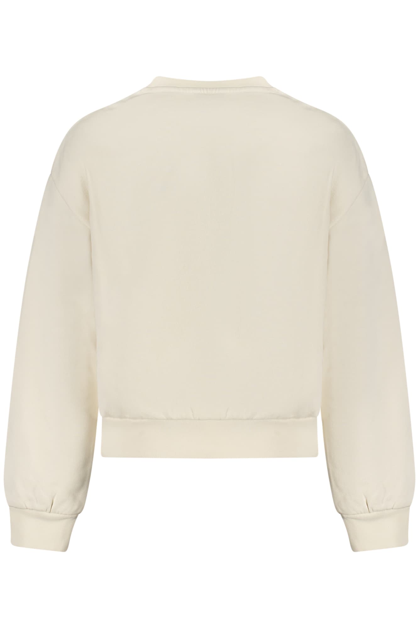 GUESS JEANS FELPA SENZA ZIP BAMBINA BIANCO - Miniatura 2