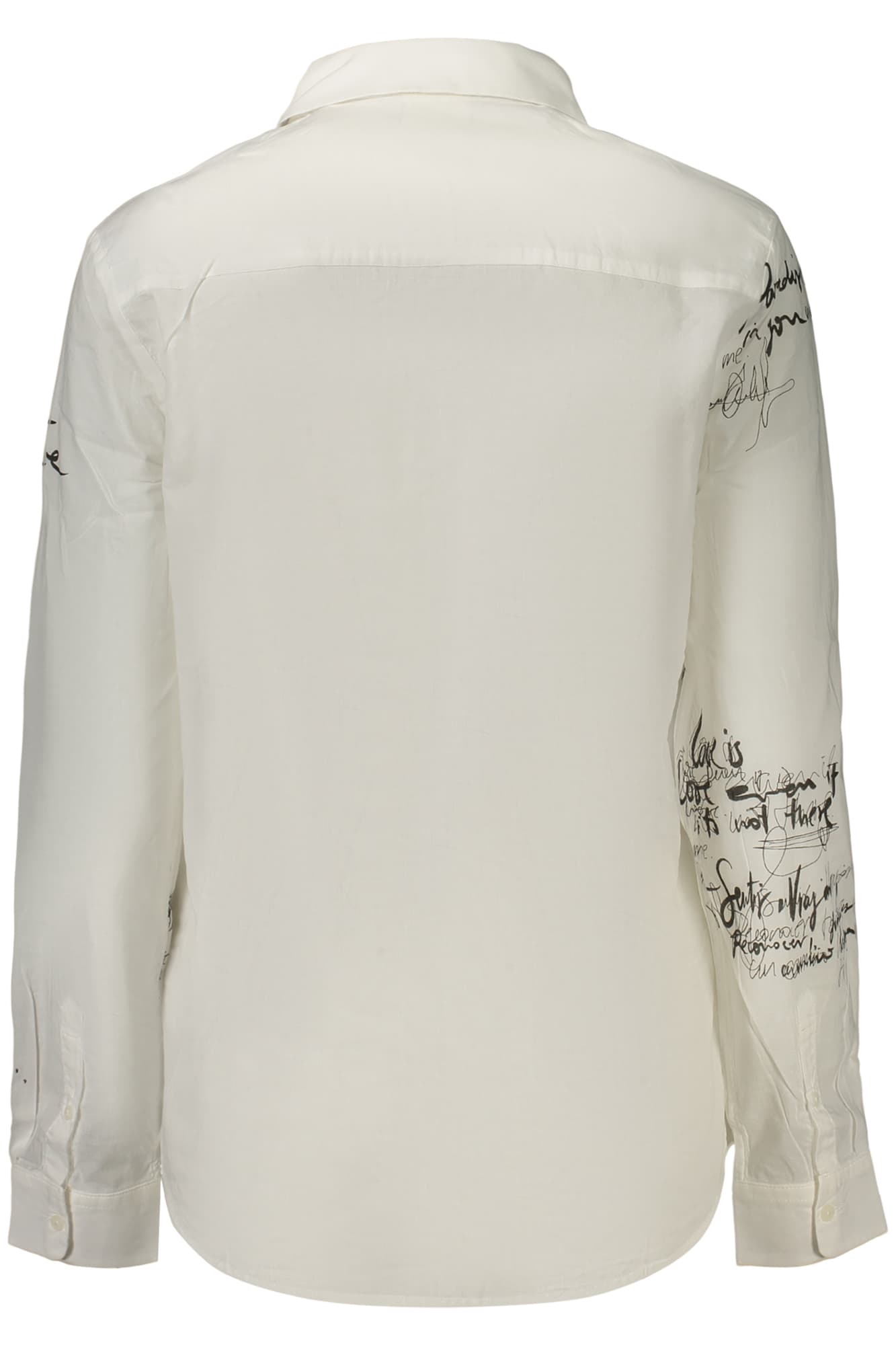 DESIGUAL CAMICIA MANICHE LUNGHE DONNA BIANCO - Miniatura 2