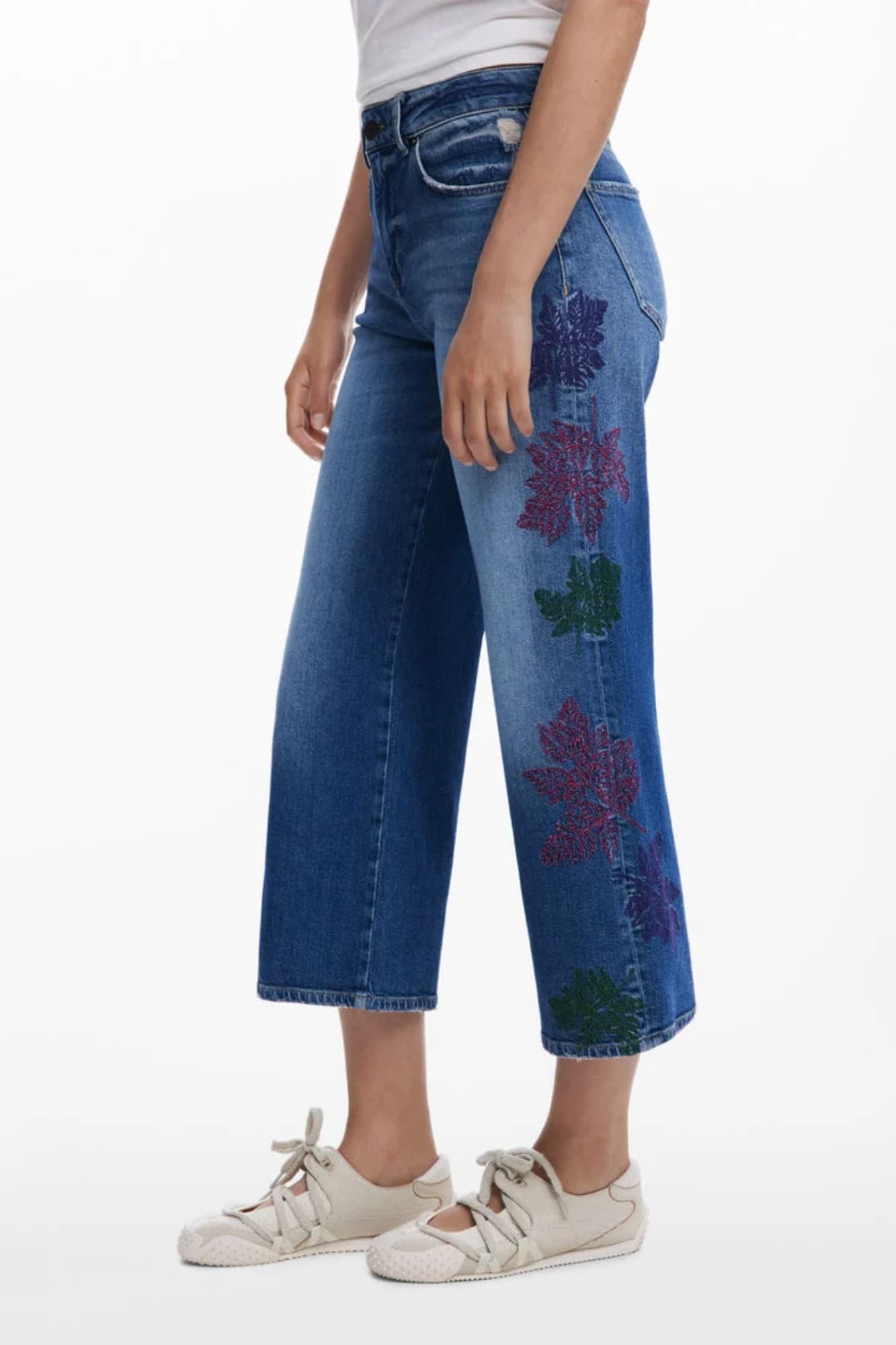 DESIGUAL JEANS DENIM DONNA AZZURRO - Miniatura 3