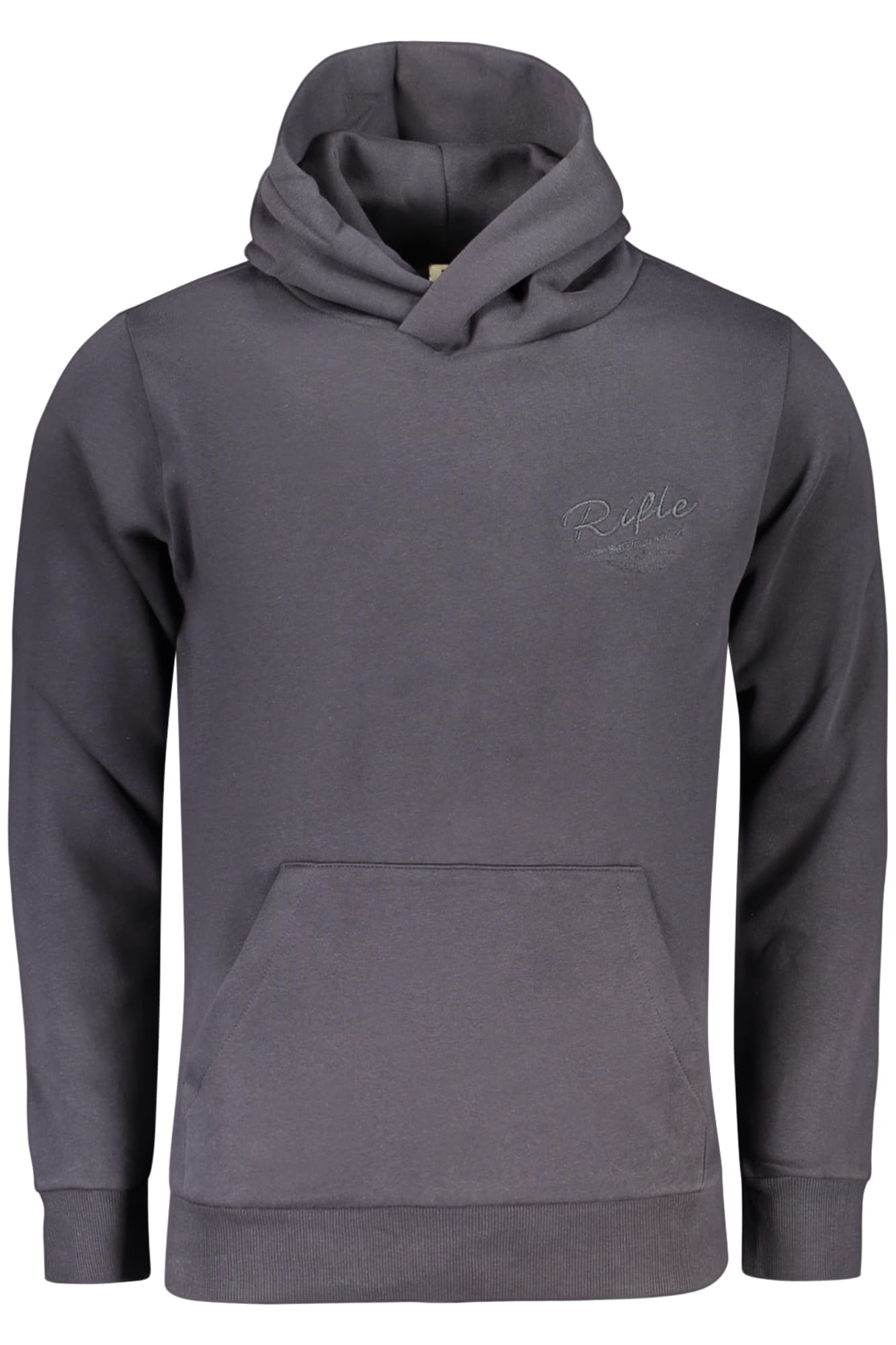 RIFLE FELPA SENZA ZIP UOMO BLU - Immagine 1