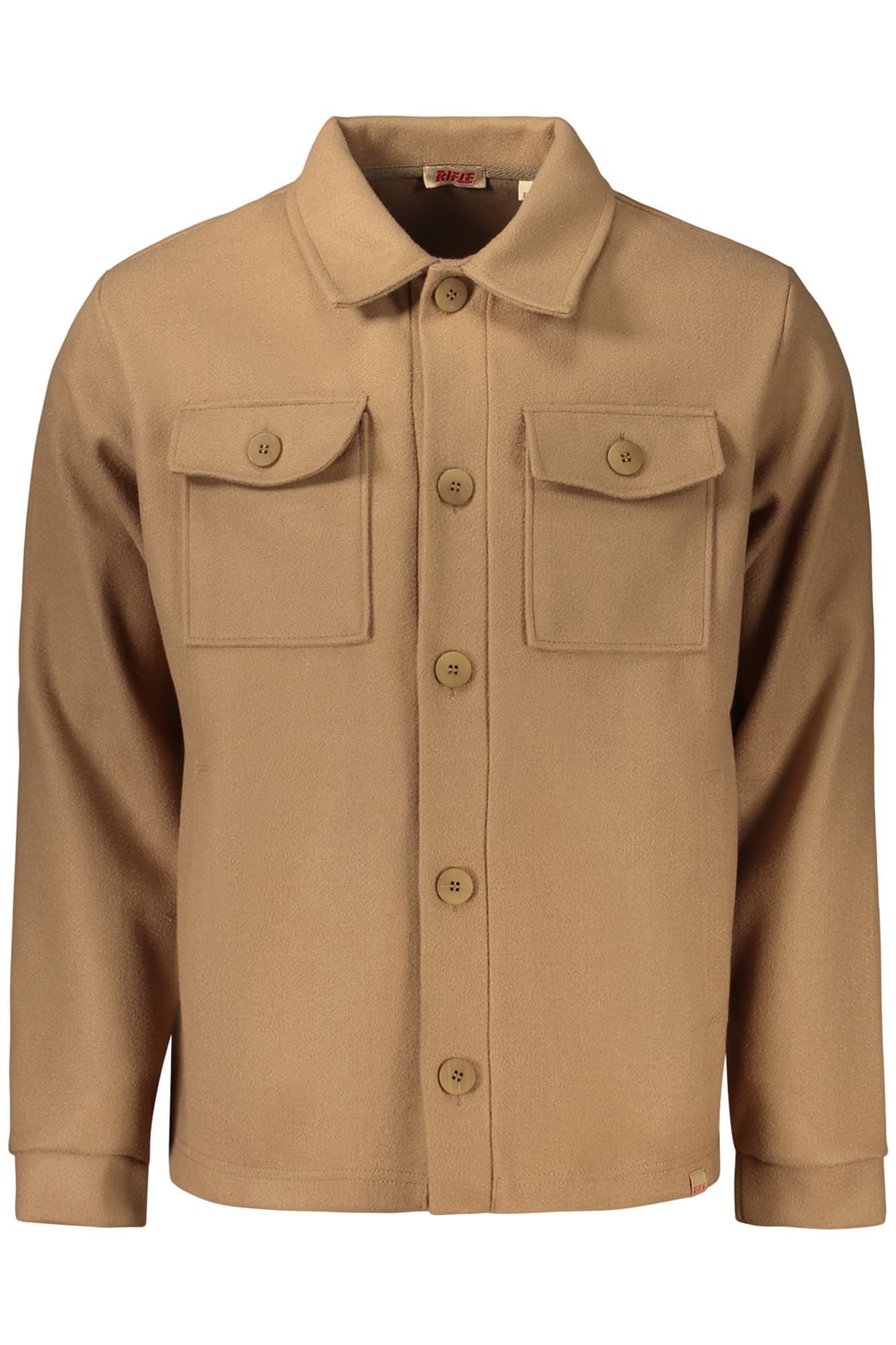 RIFLE CAMICIA MANICHE LUNGHE UOMO MARRONE - Immagine 1