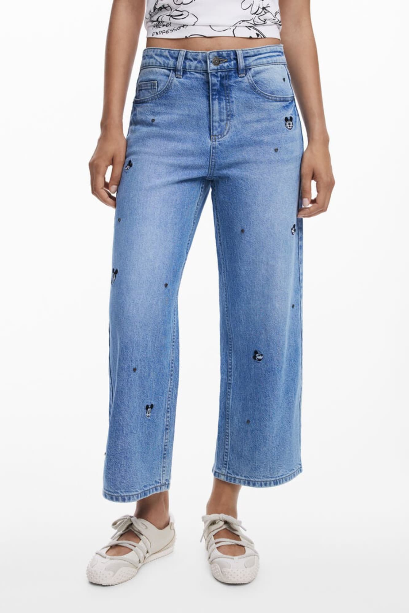 DESIGUAL JEANS DENIM DONNA AZZURRO - Immagine 1