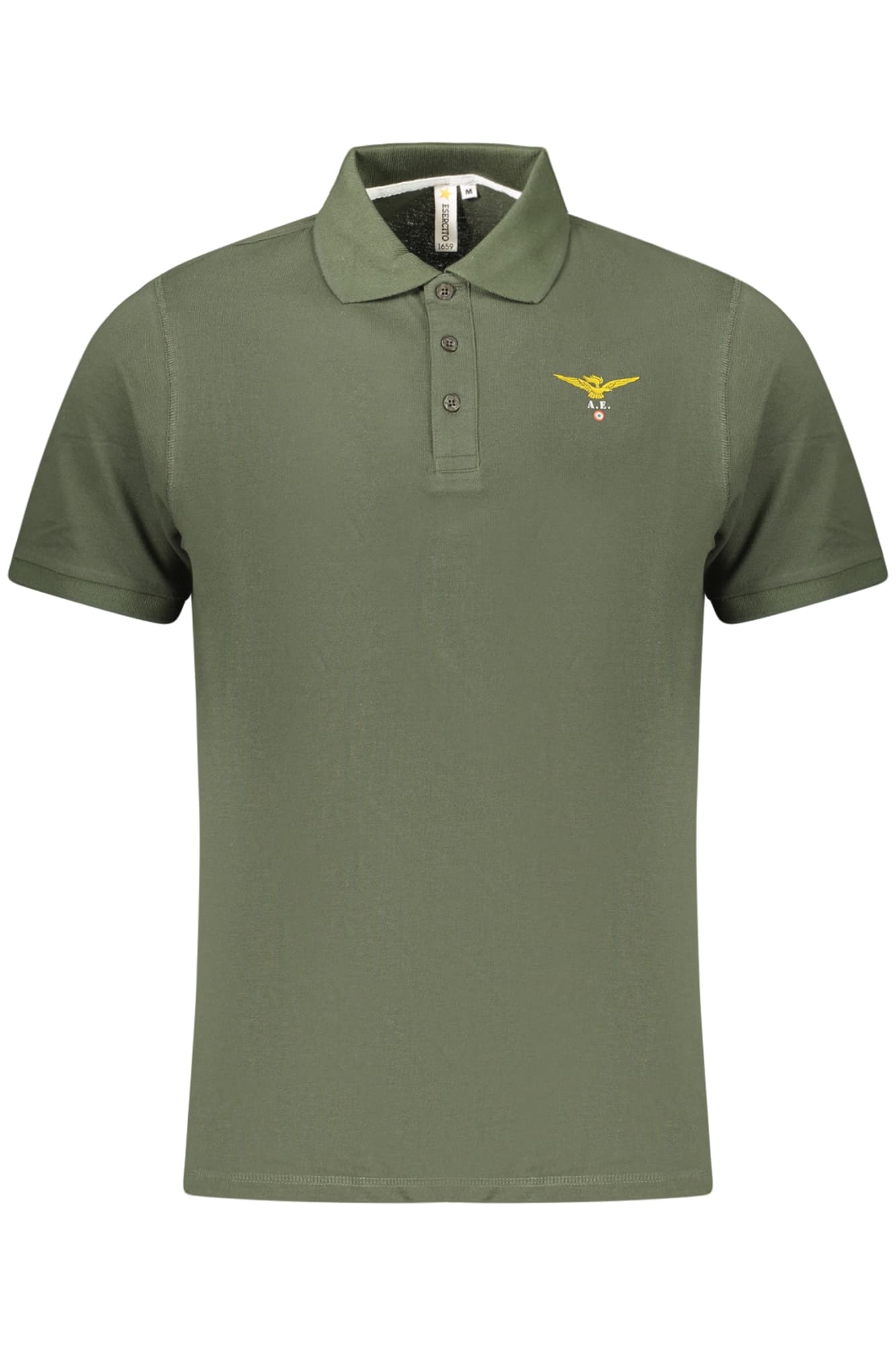 ACCADEMIA MILITARE POLO MANICHE CORTE UOMO VERDE - Immagine 1