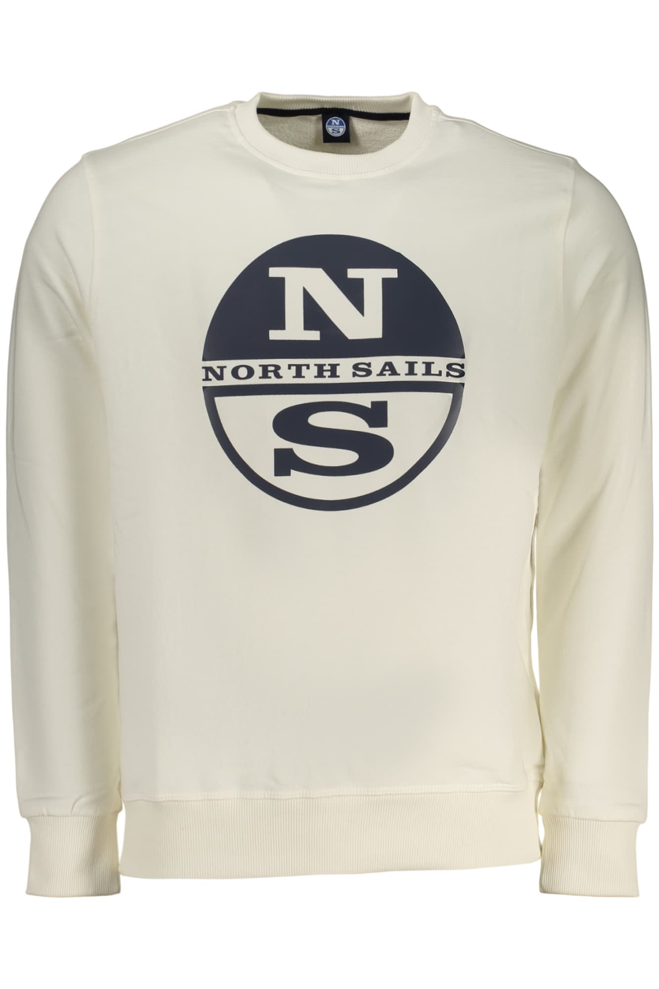 NORTH SAILS FELPA SENZA ZIP UOMO BIANCO - Immagine 1