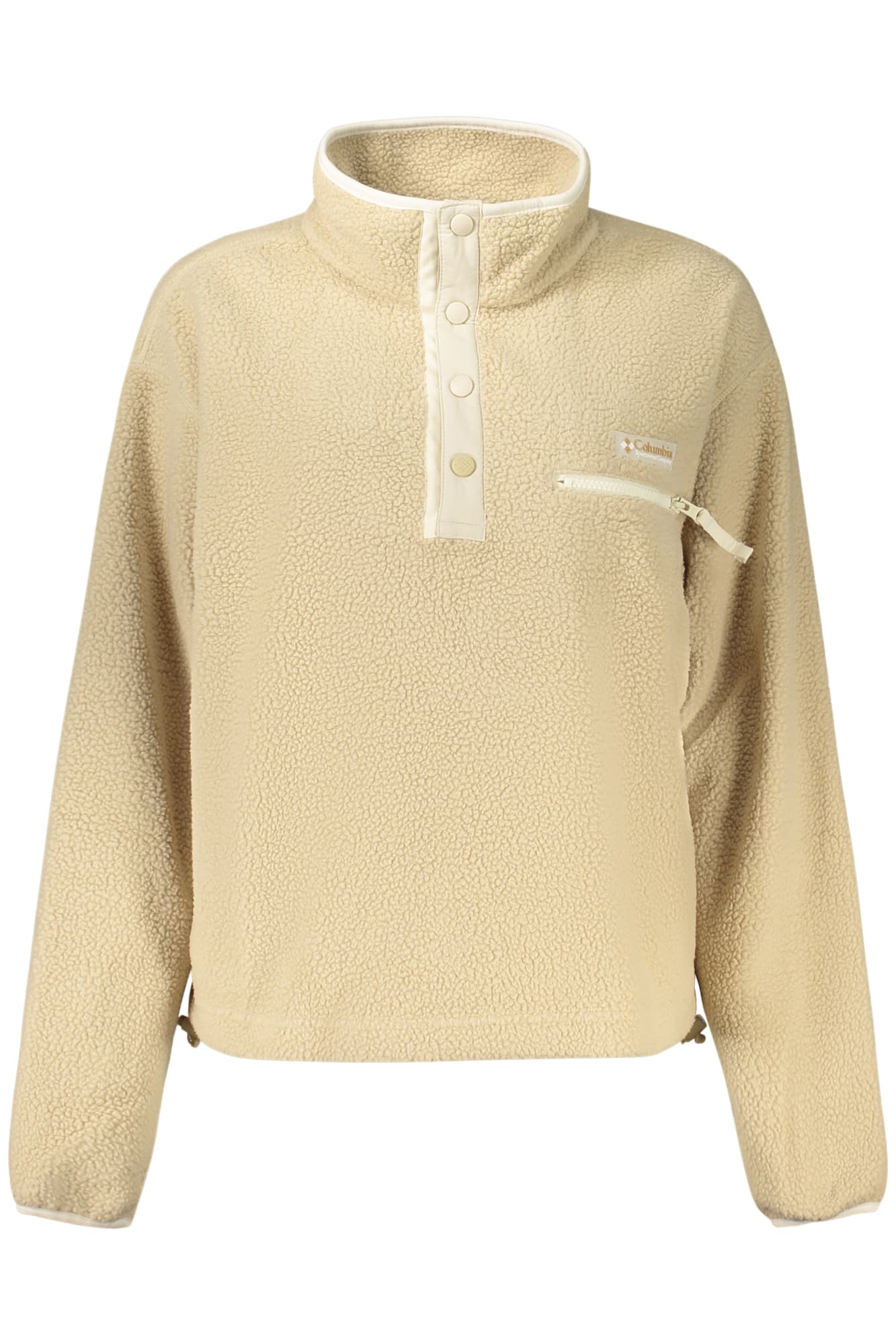 COLUMBIA FELPA SENZA ZIP DONNA BEIGE - Immagine 1