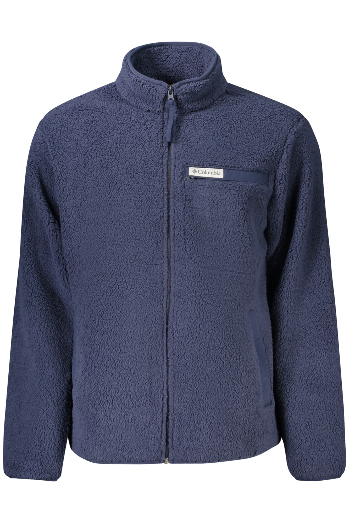 COLUMBIA FELPA CON ZIP UOMO BLU - Immagine 1