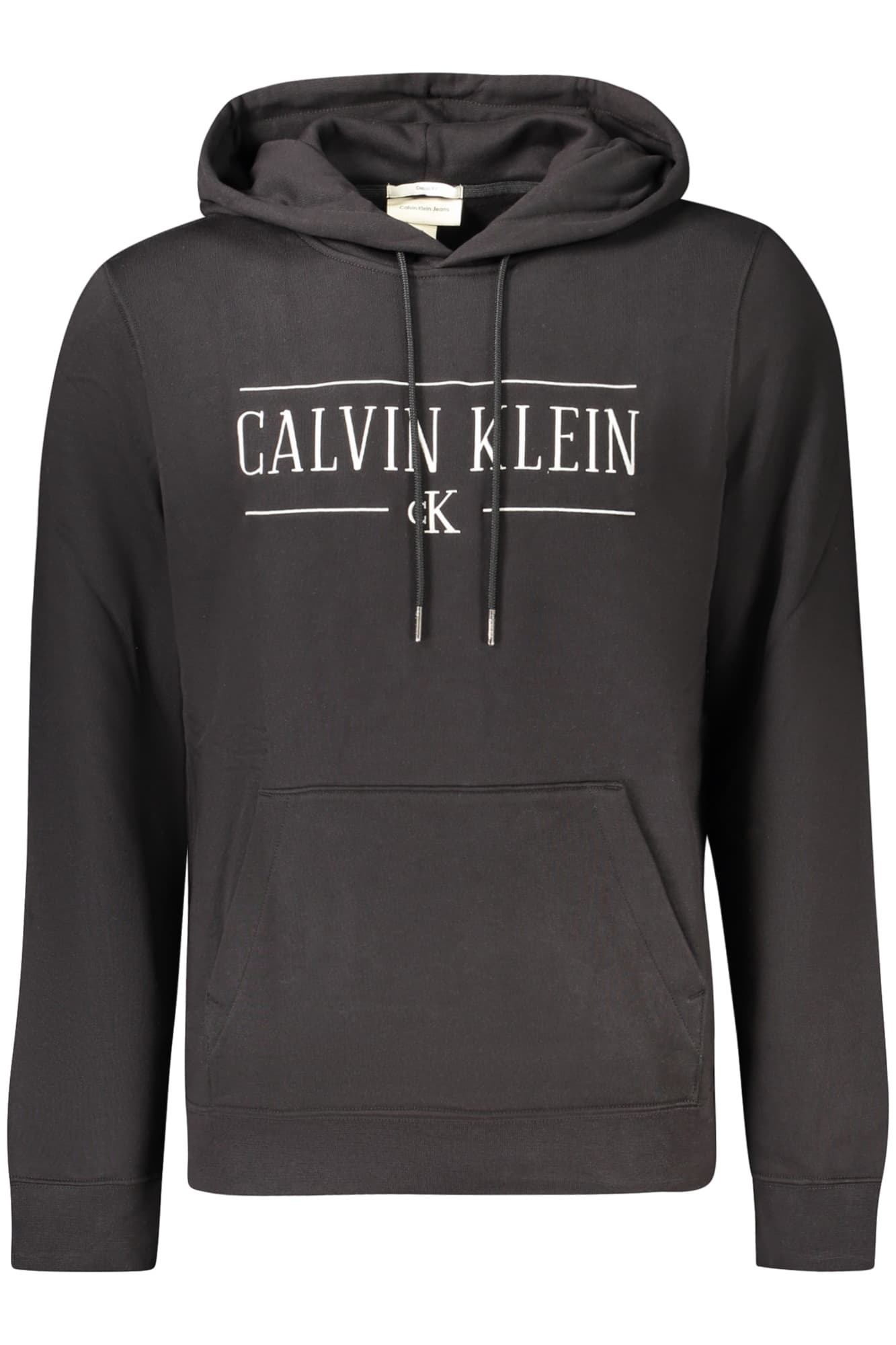 CALVIN KLEIN FELPA SENZA ZIP UOMO NERO - Immagine 1