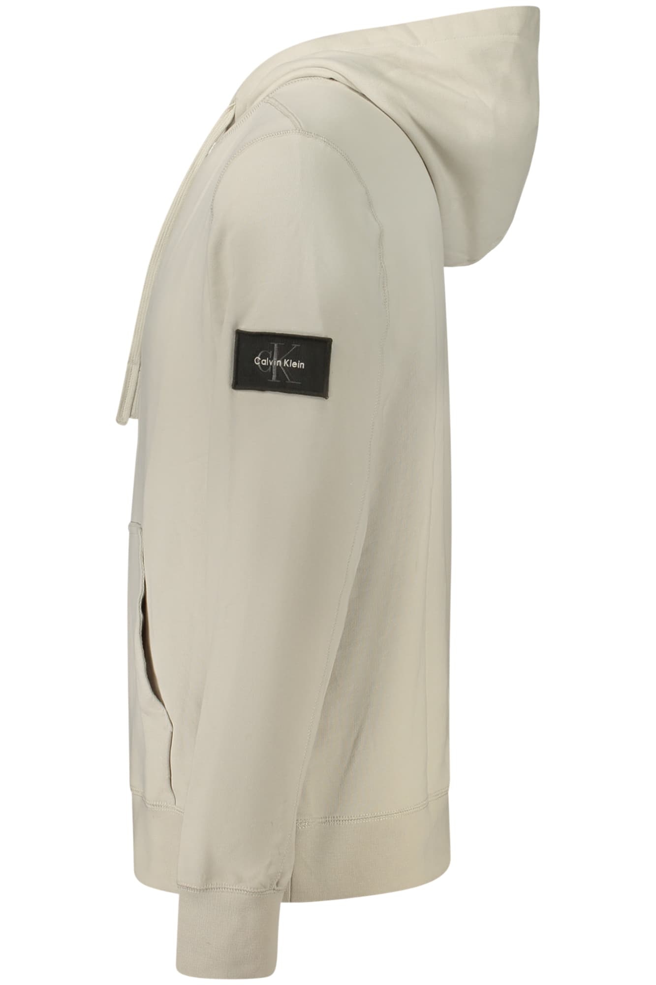 CALVIN KLEIN FELPA SENZA ZIP UOMO GRIGIO - Miniatura 3
