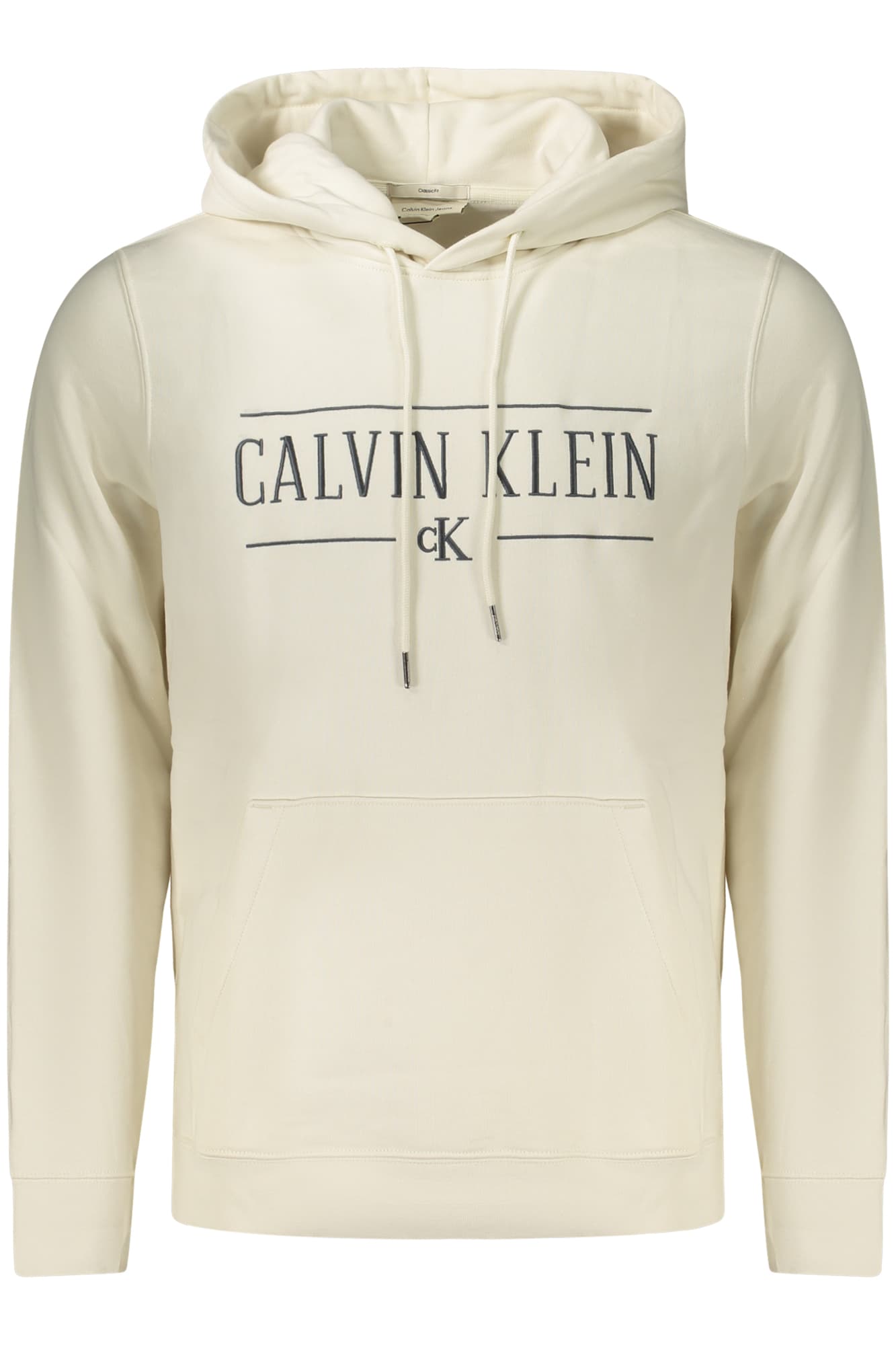 CALVIN KLEIN FELPA SENZA ZIP UOMO BIANCO - Immagine 1