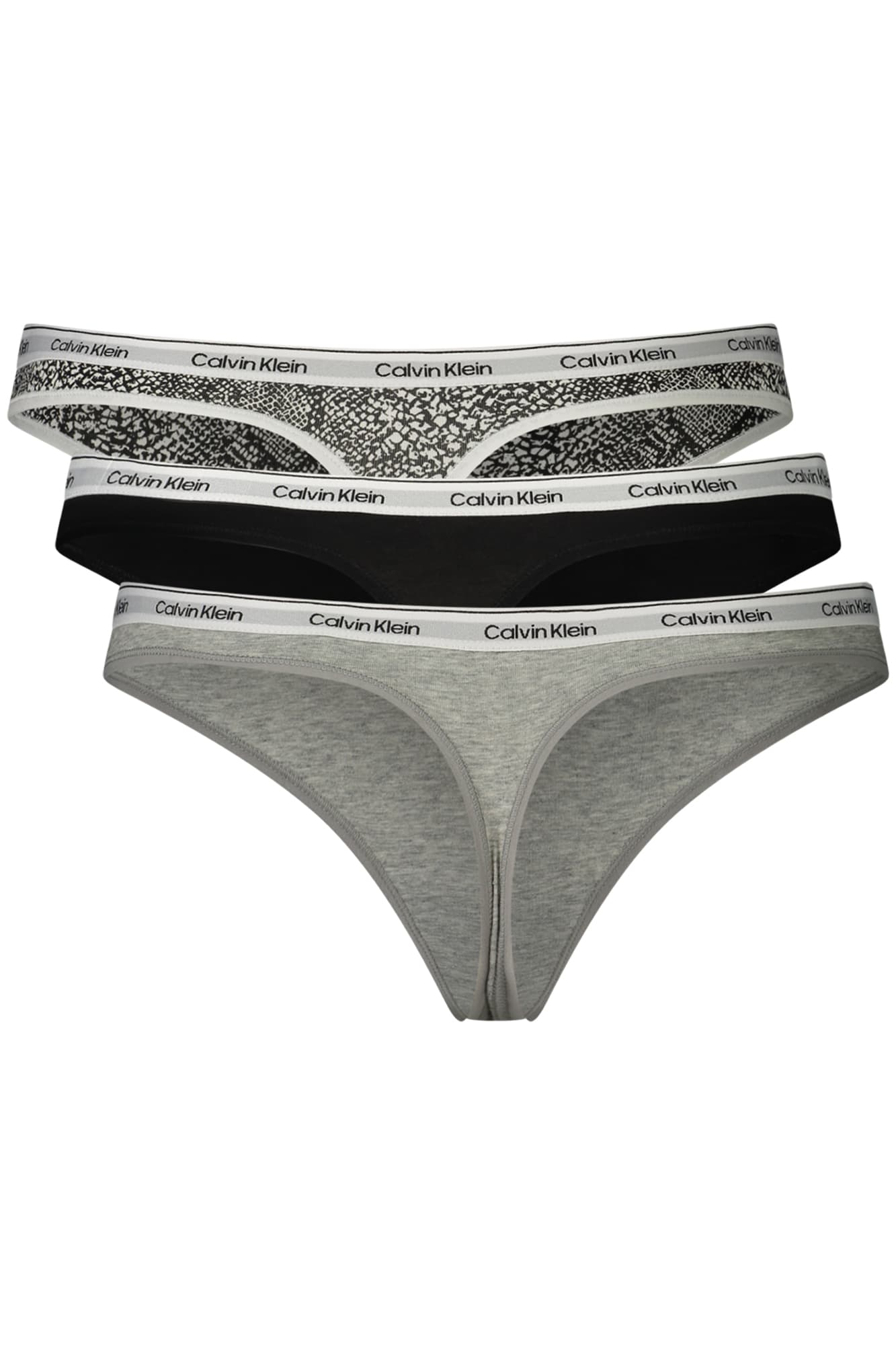 CALVIN KLEIN SLIP DONNA GRIGIO - Miniatura 2