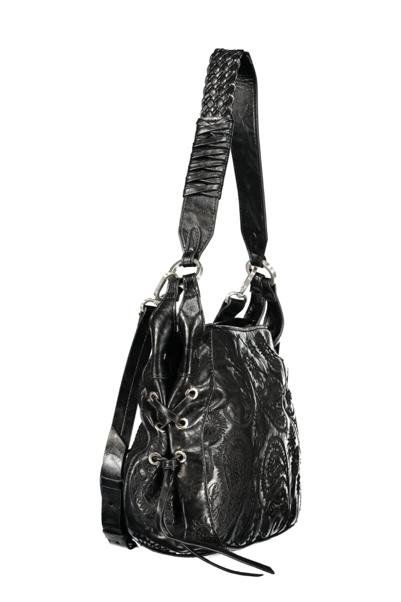 DESIGUAL BORSA DONNA NERO - Miniatura 3