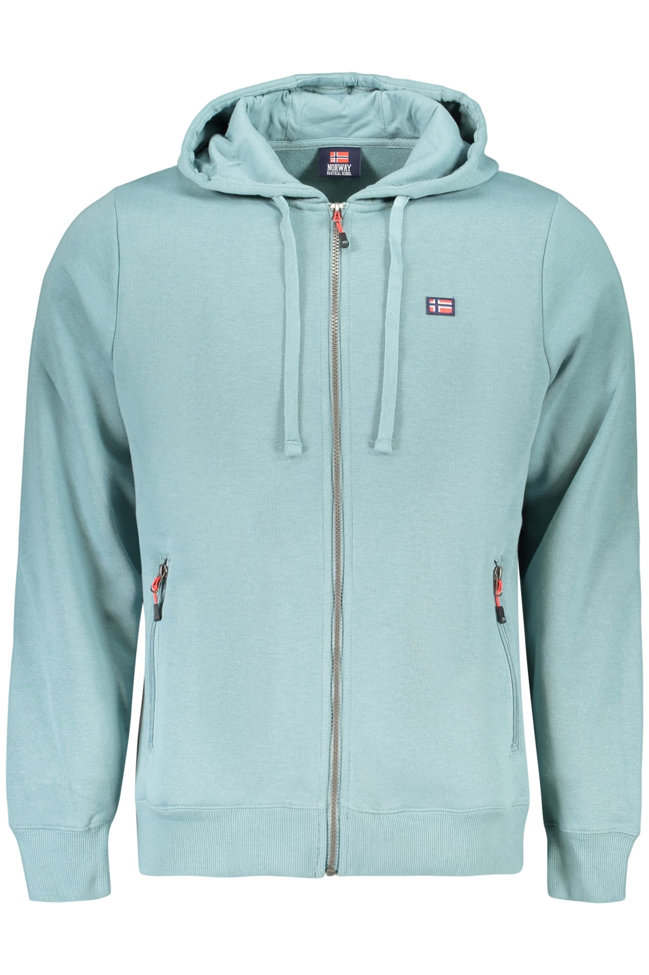 NORWAY 1963 FELPA CON ZIP UOMO VERDE - Immagine 1