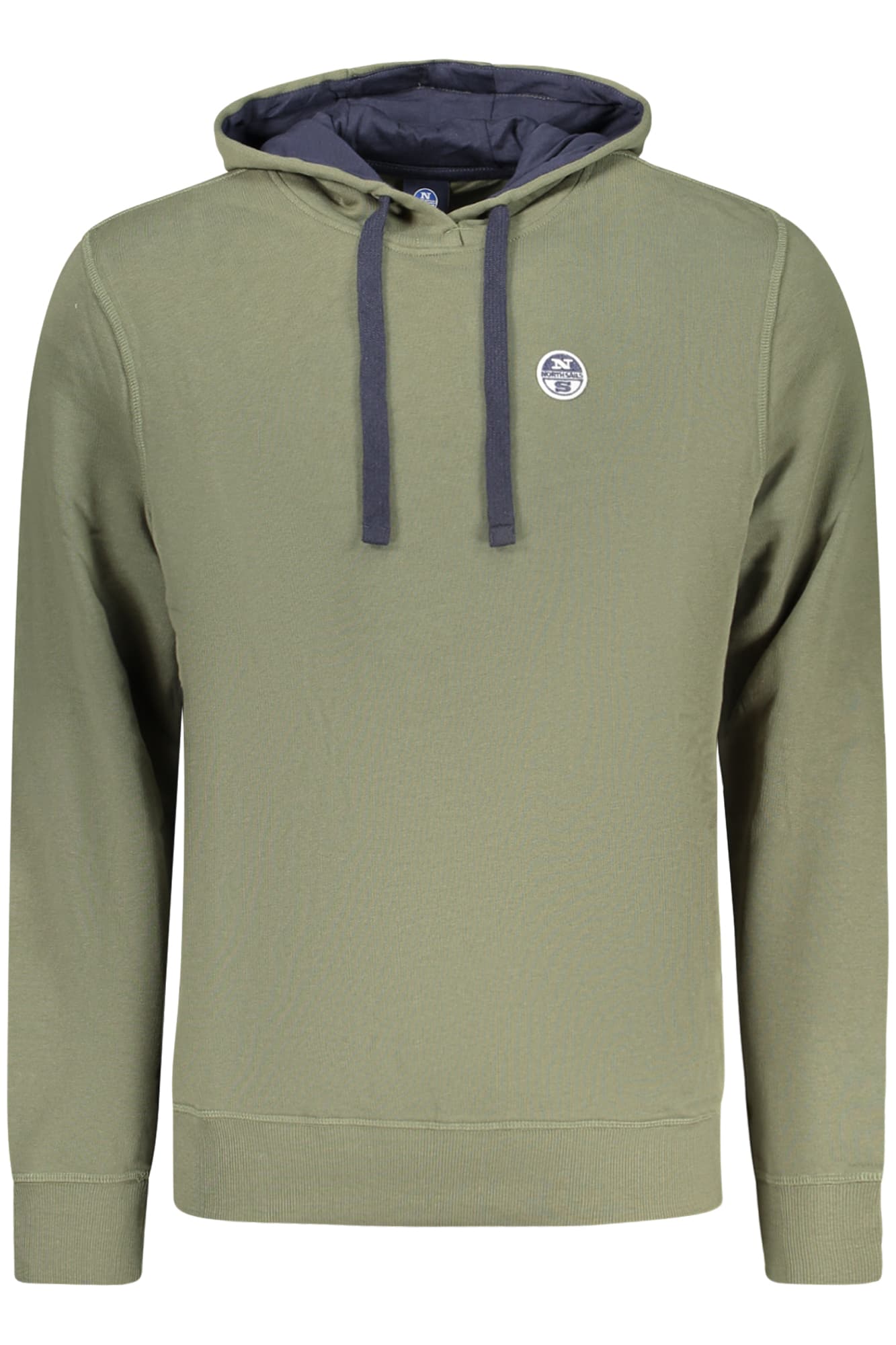 NORTH SAILS FELPA SENZA ZIP UOMO VERDE - Immagine 1
