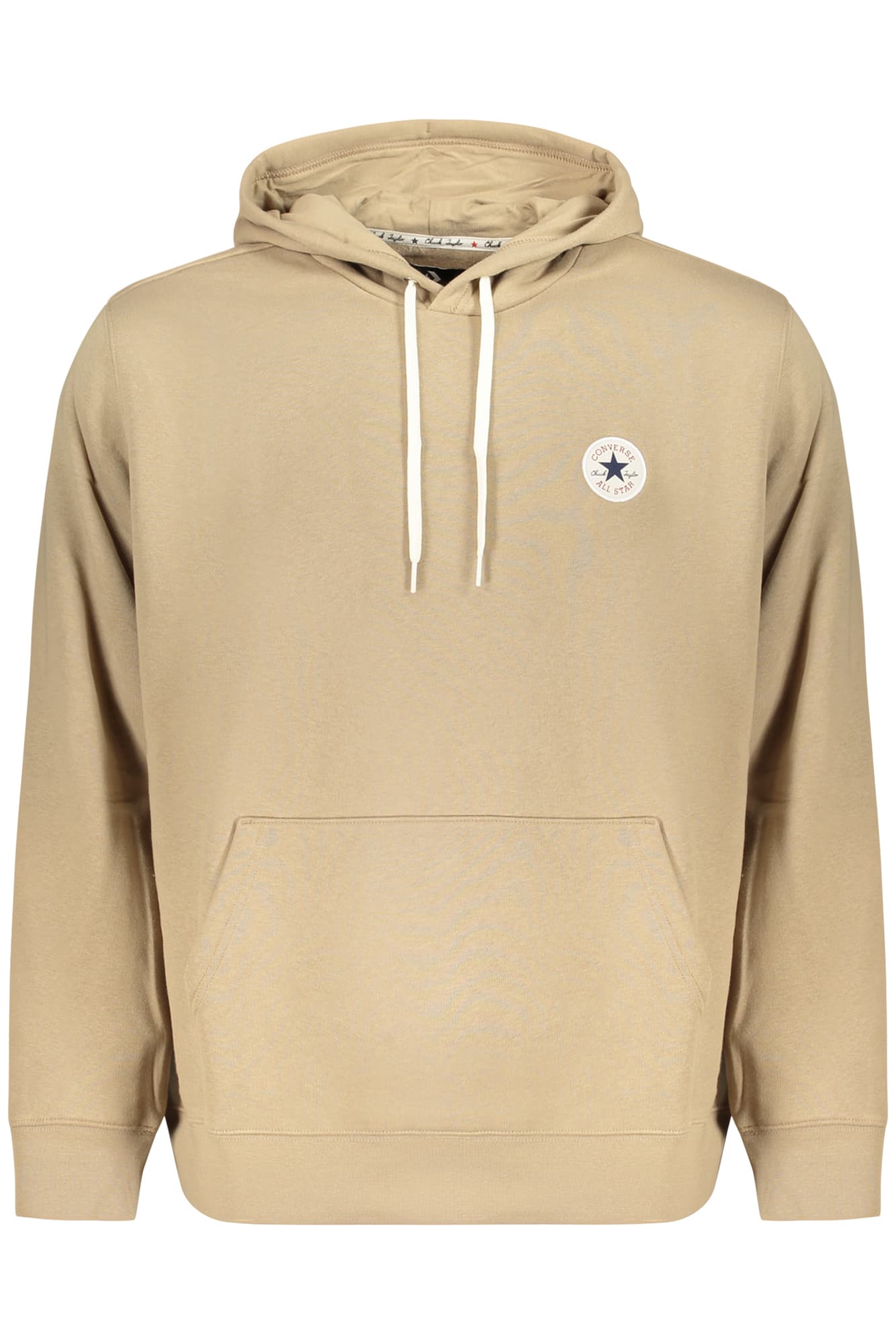CONVERSE FELPA SENZA ZIP UOMO BEIGE - Immagine 1