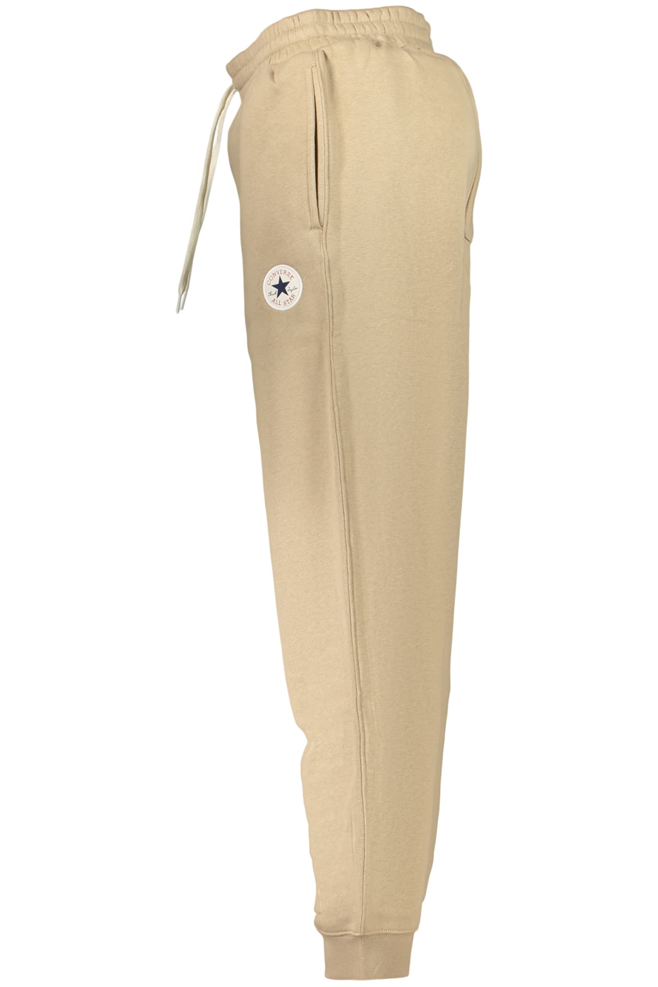 CONVERSE PANTALONE TUTA LUNGO UOMO BEIGE - Miniatura 3
