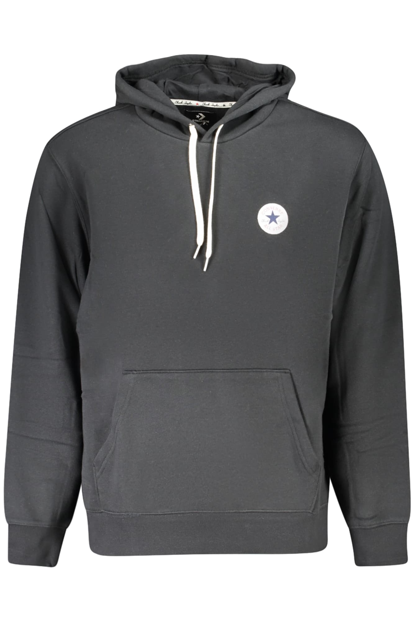 CONVERSE FELPA SENZA ZIP UOMO NERO - Immagine 1
