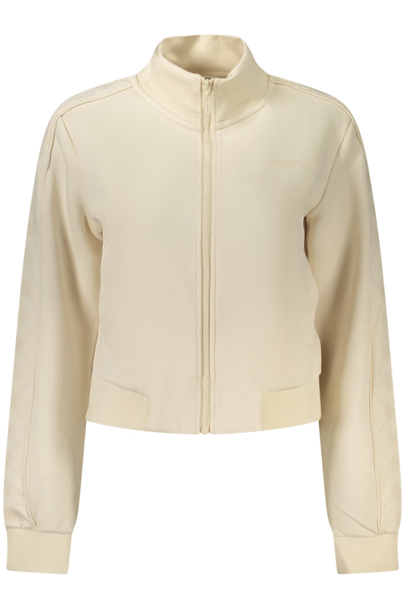 GUESS JEANS FELPA CON ZIP DONNA BEIGE - Immagine 1