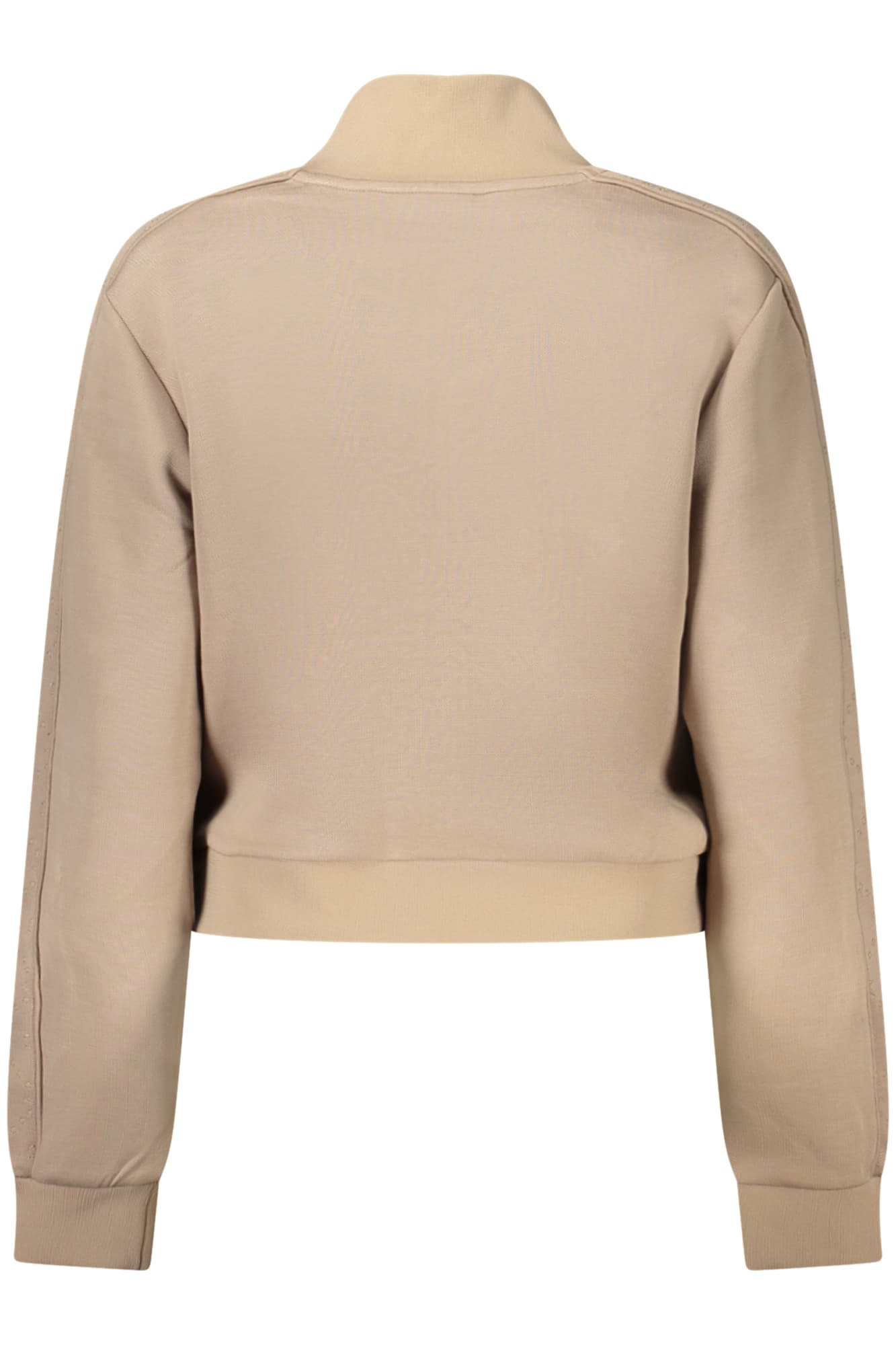 GUESS JEANS FELPA CON ZIP DONNA BEIGE - Miniatura 2
