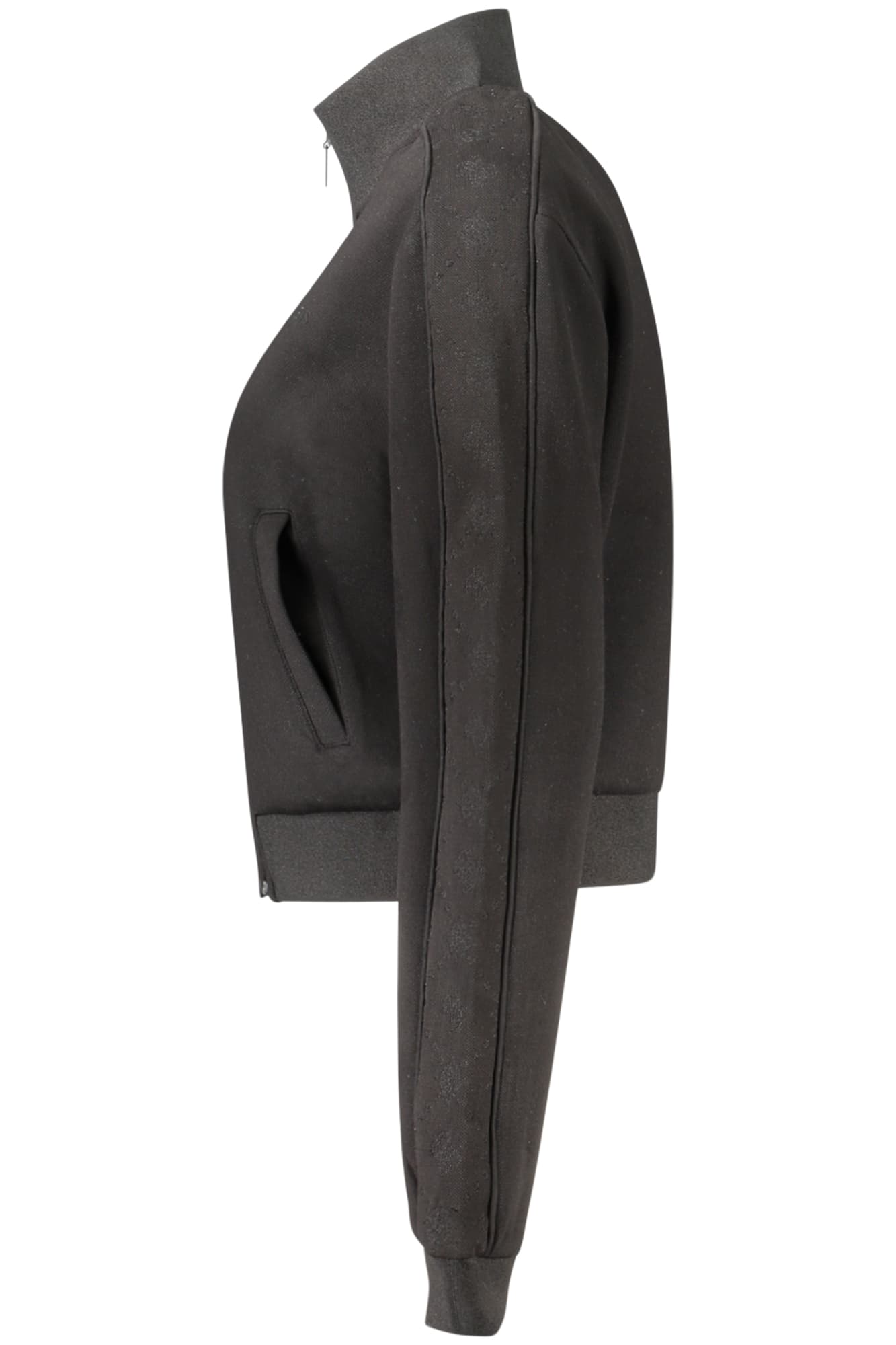 GUESS JEANS FELPA CON ZIP DONNA NERO - Miniatura 3
