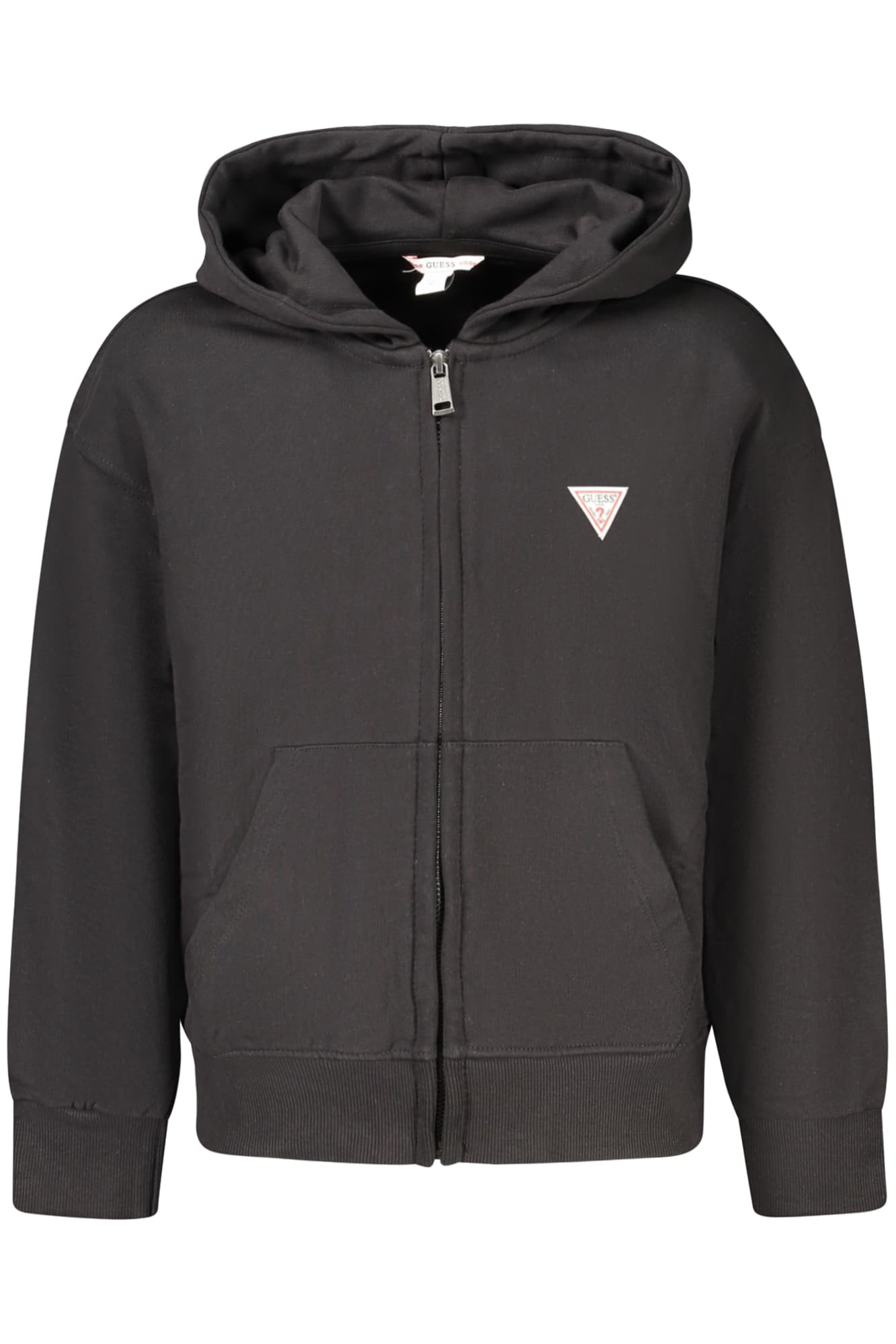 GUESS JEANS FELPA CON ZIP BAMBINO NERO - Immagine 1