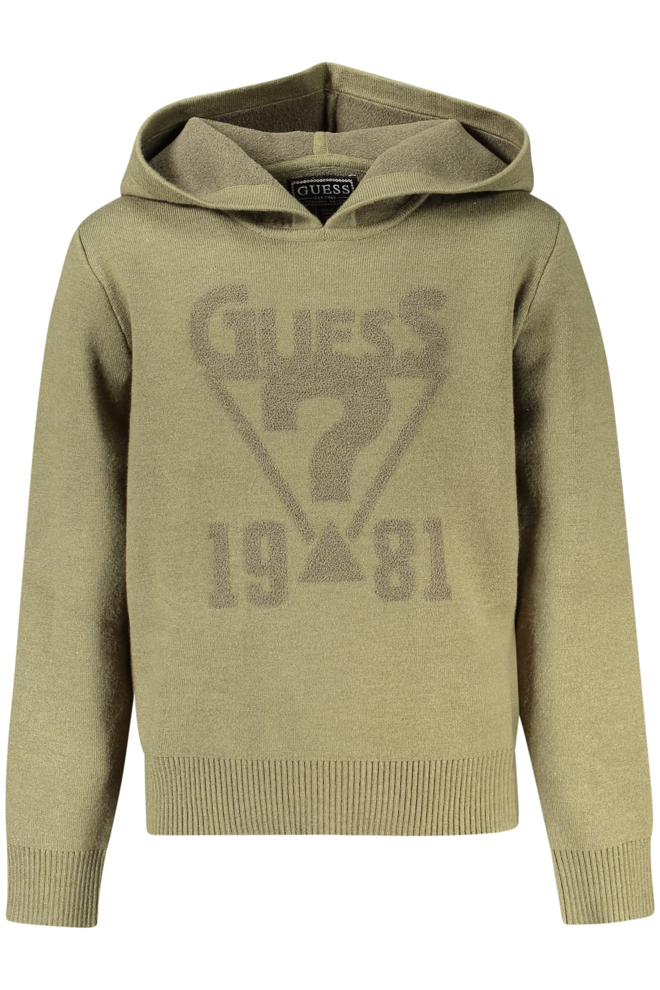 GUESS JEANS FELPA SENZA ZIP BAMBINO VERDE - Immagine 1