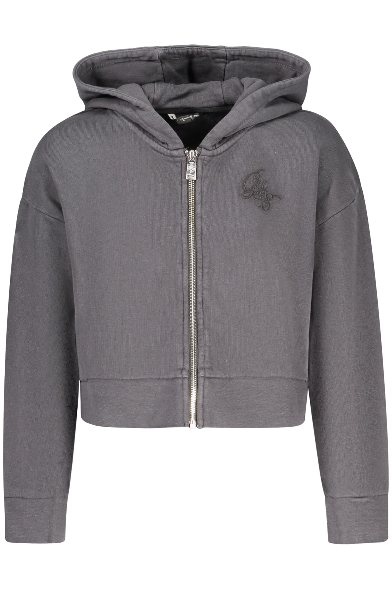 GUESS JEANS FELPA CON ZIP BAMBINA NERO - Immagine 1