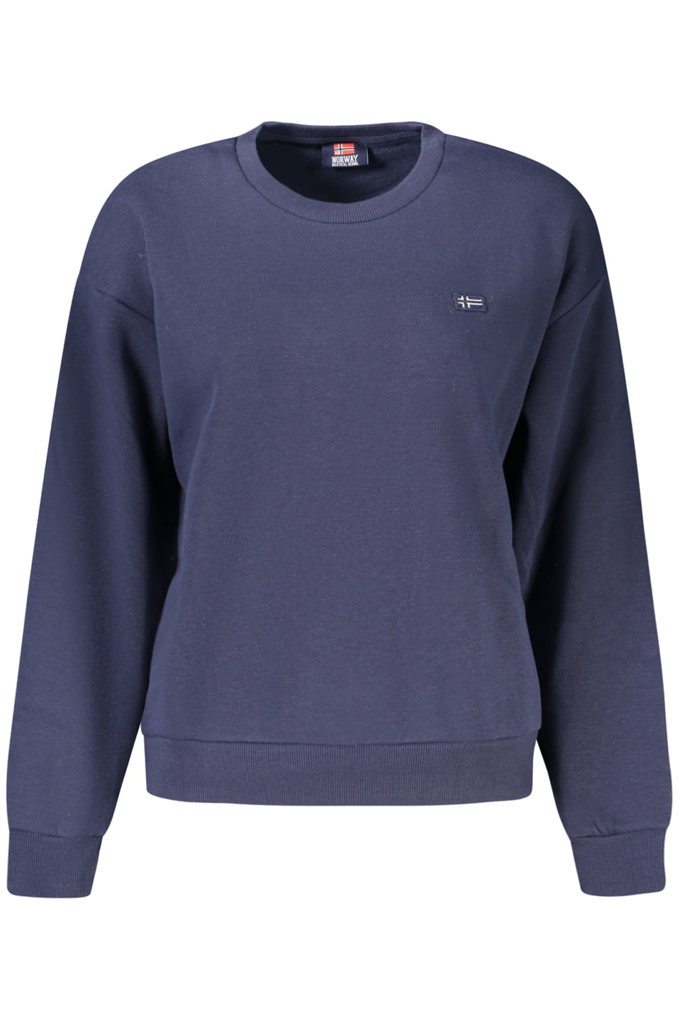 NORWAY 1963 FELPA SENZA ZIP DONNA BLU - Immagine 1