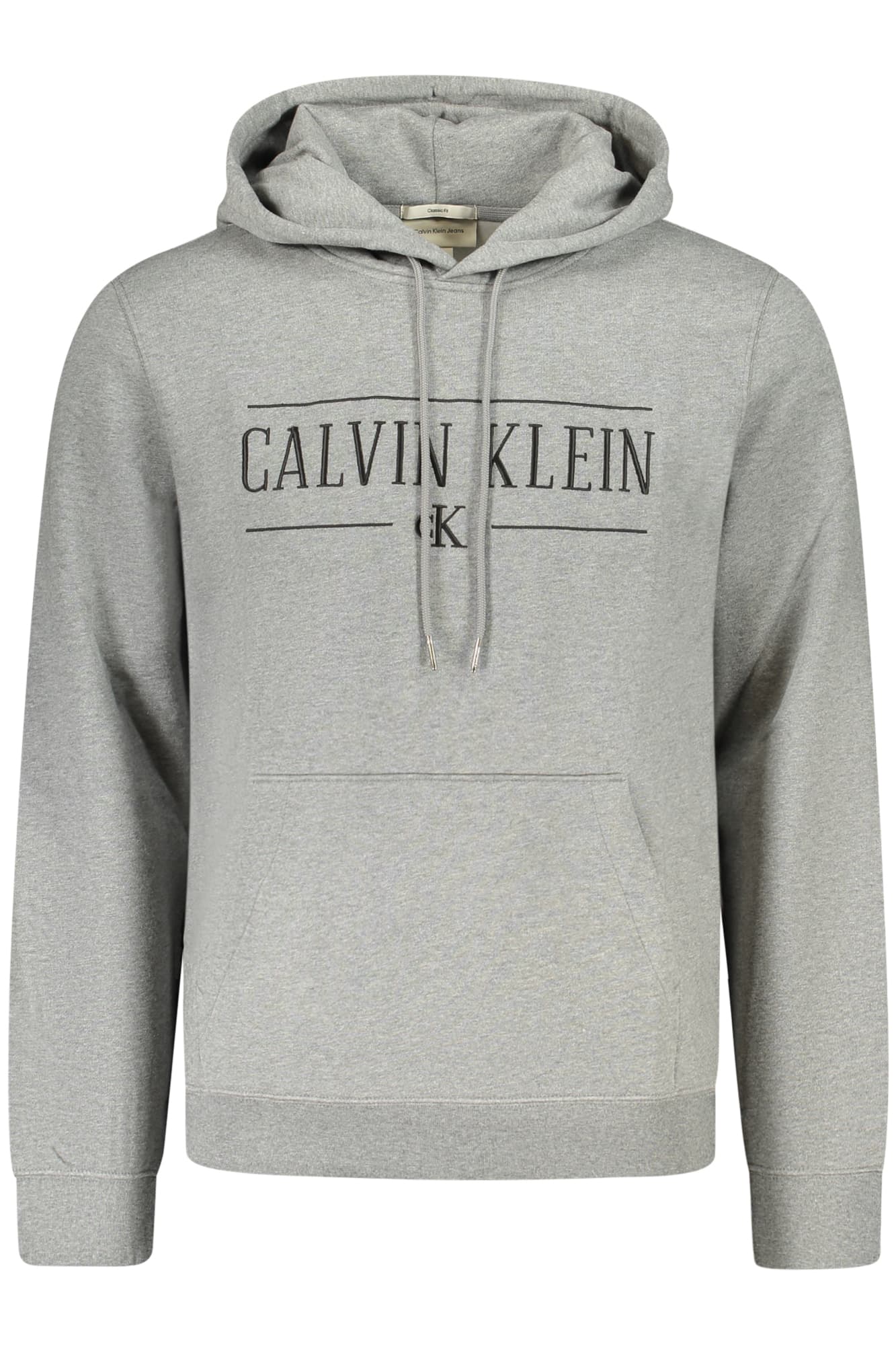 CALVIN KLEIN FELPA SENZA ZIP UOMO GRIGIO - Immagine 1