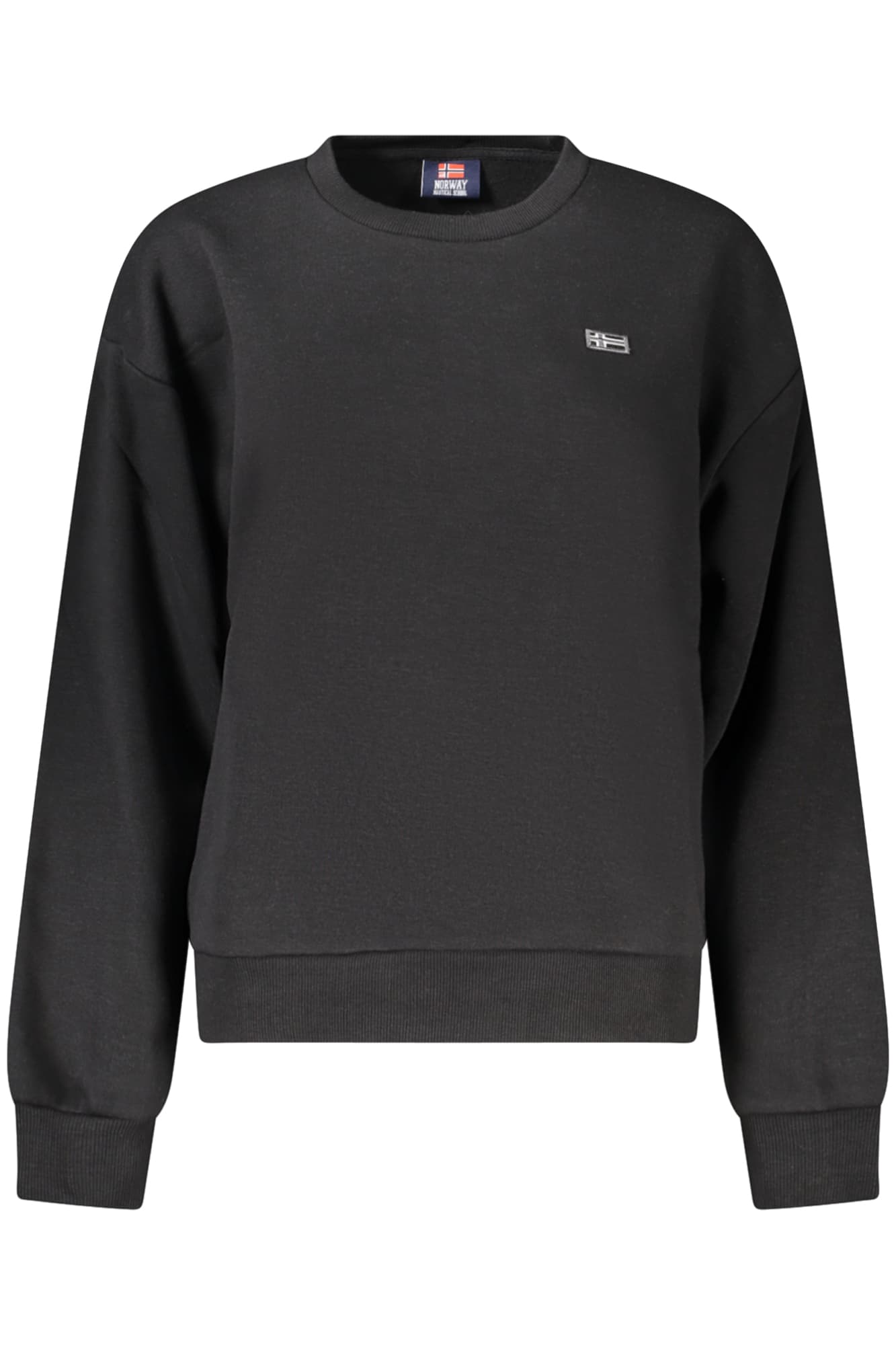 NORWAY 1963 FELPA SENZA ZIP DONNA NERO - Immagine 1