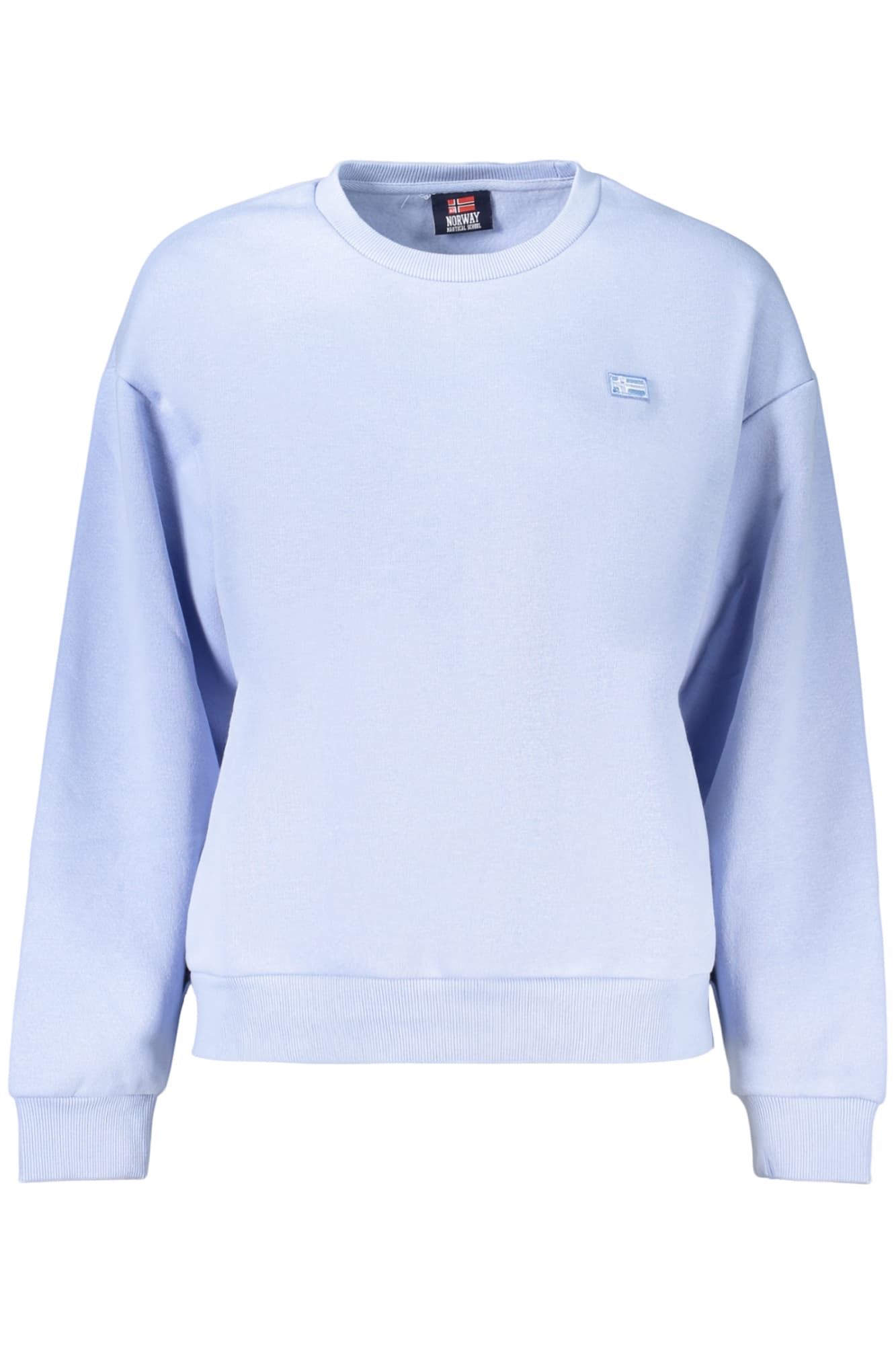 NORWAY 1963 FELPA SENZA ZIP DONNA AZZURRO - Immagine 1