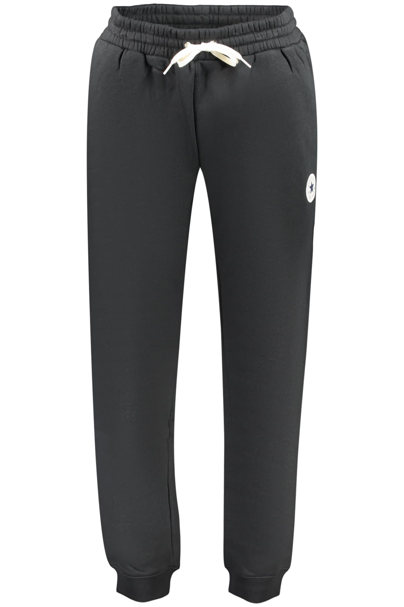 CONVERSE PANTALONE TUTA LUNGO UOMO NERO - Immagine 1