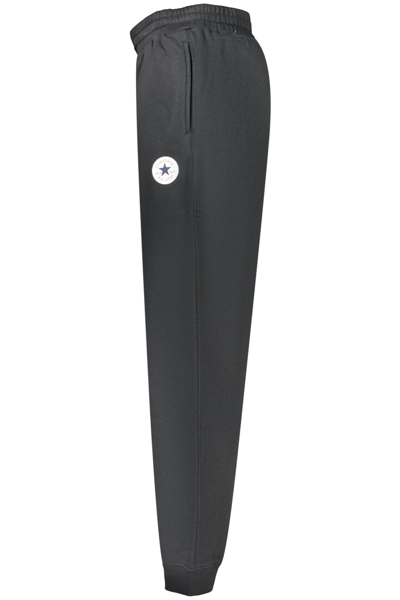 CONVERSE PANTALONE TUTA LUNGO UOMO NERO - Miniatura 3