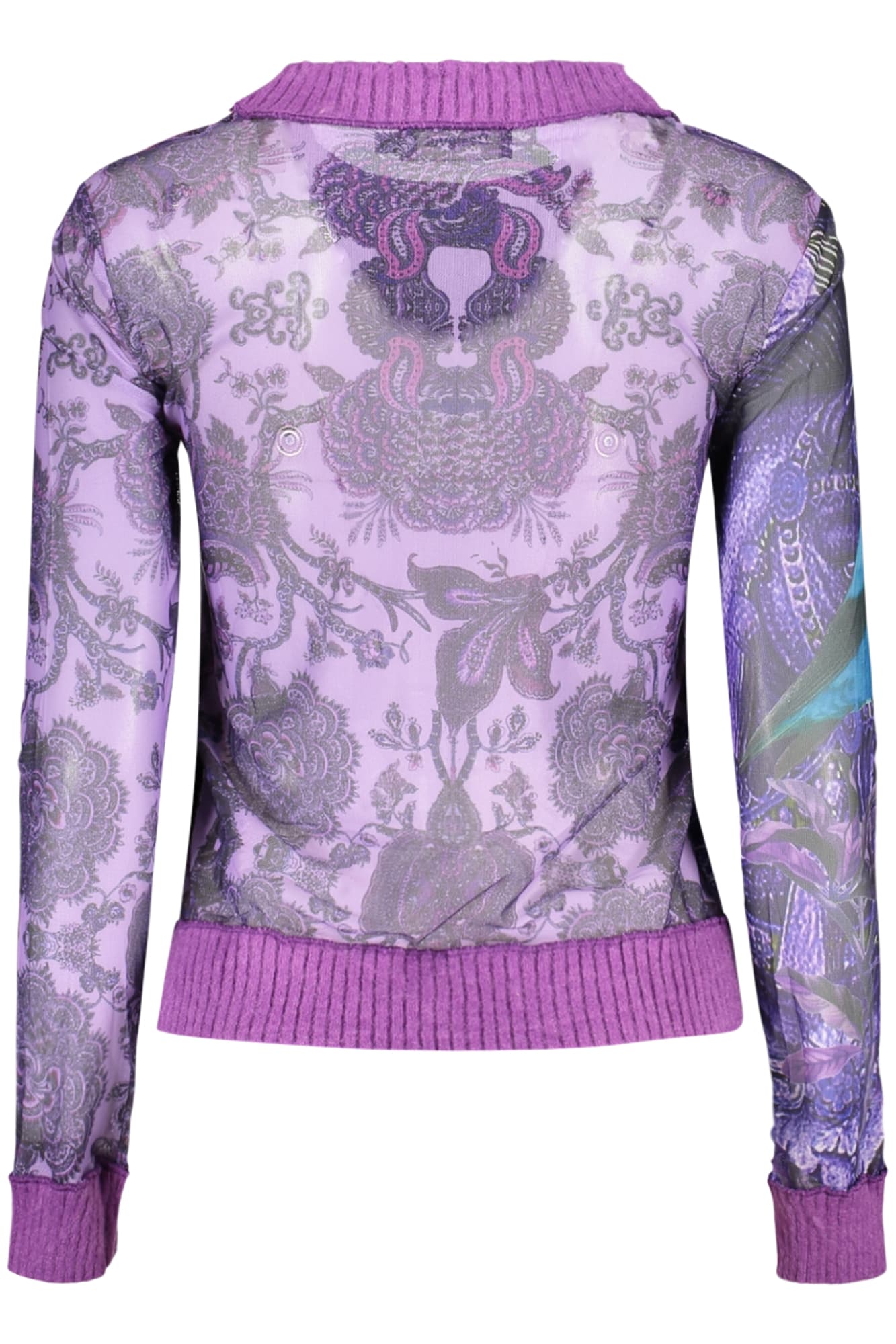 DESIGUAL MAGLIA DONNA VIOLA - Miniatura 2