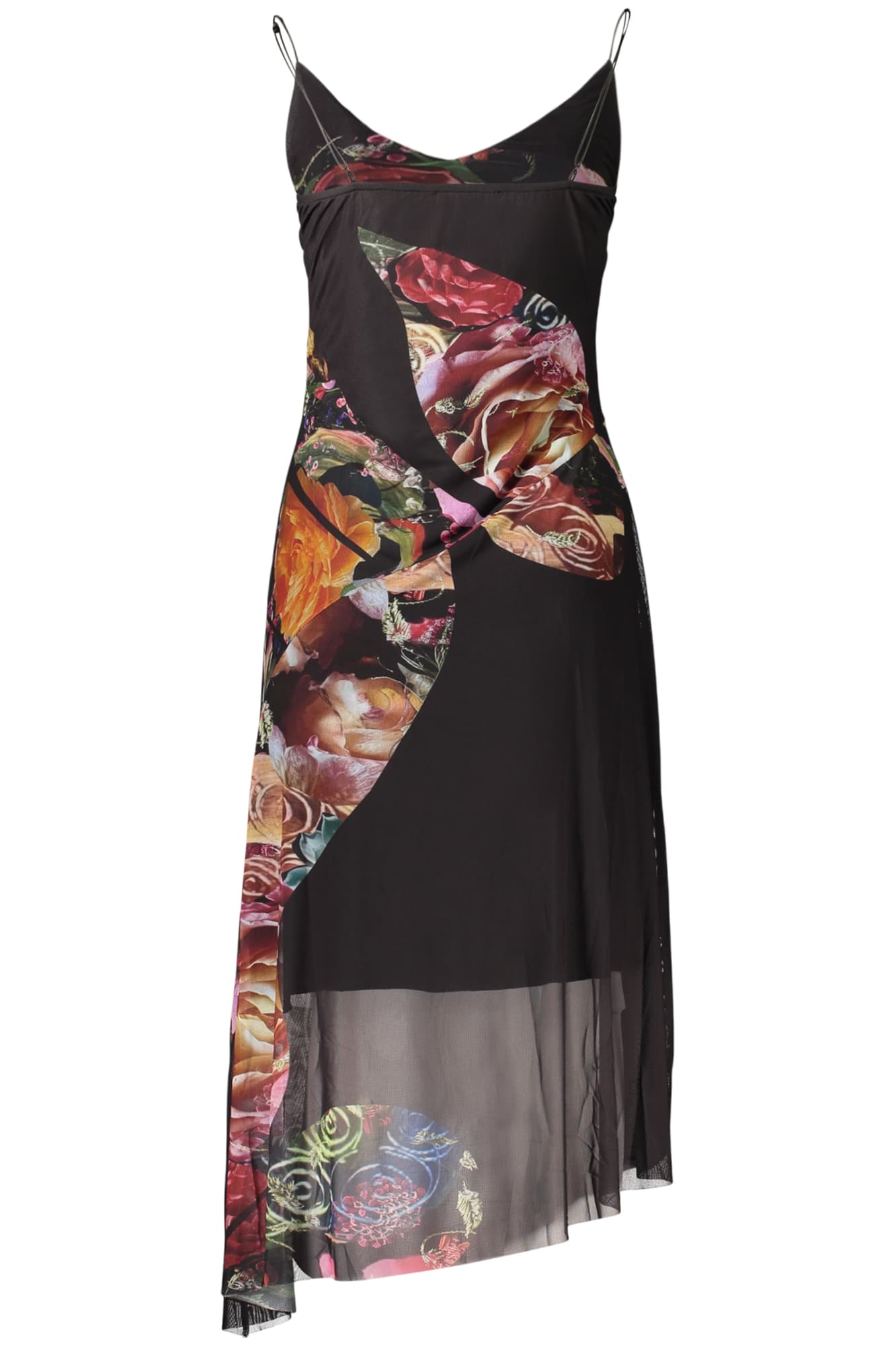 DESIGUAL ABITO LUNGO DONNA NERO - Miniatura 2