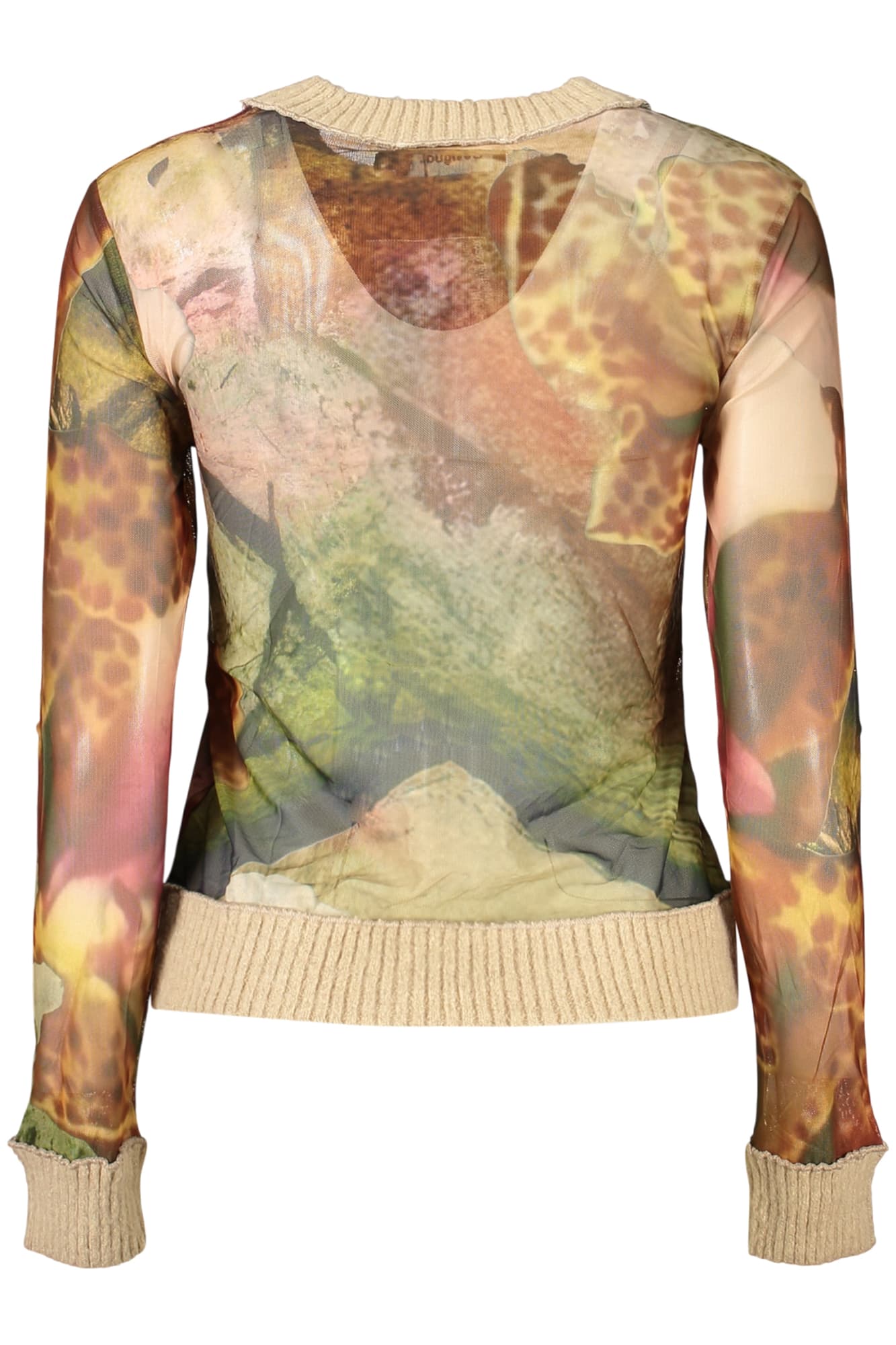 DESIGUAL MAGLIA DONNA BEIGE - Miniatura 2