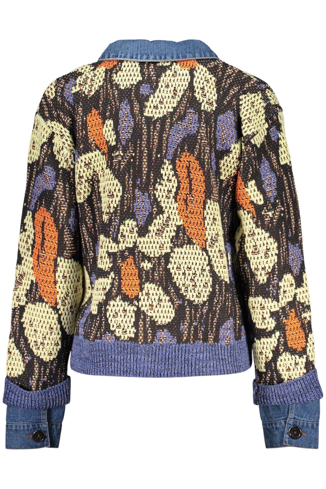 DESIGUAL CARDIGAN DONNA BLU - Miniatura 2