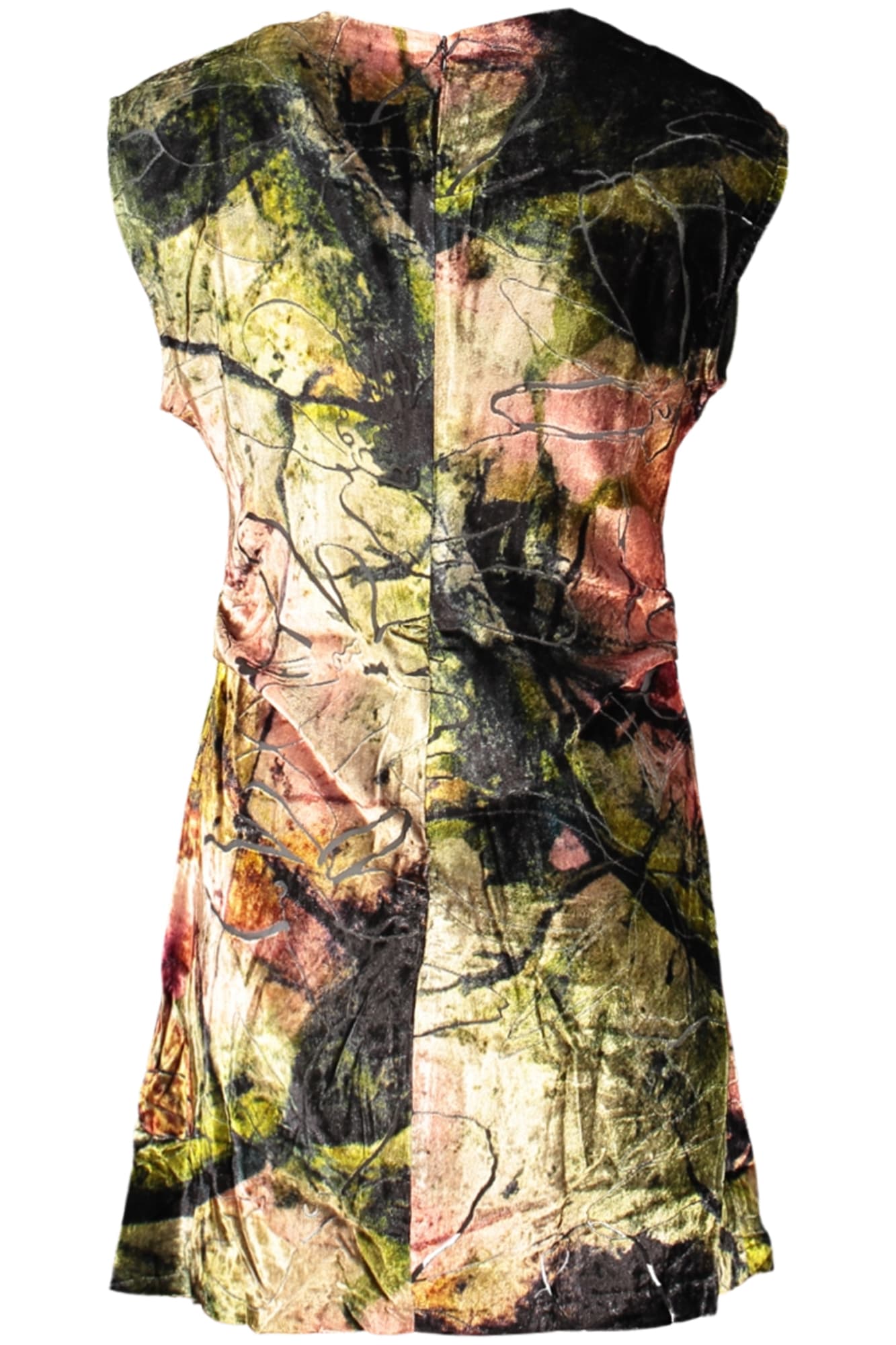 DESIGUAL ABITO CORTO DONNA VERDE - Miniatura 2