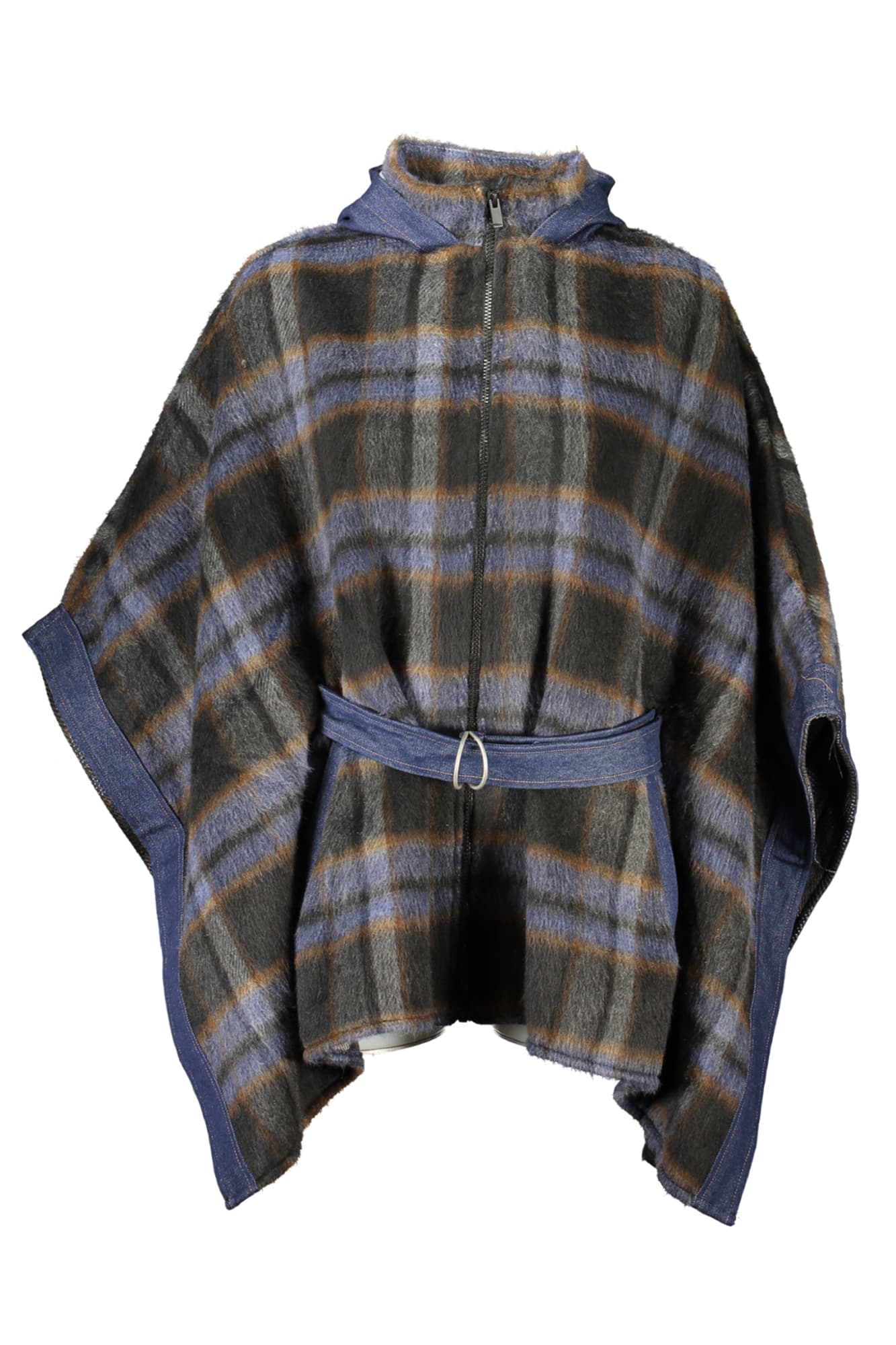 DESIGUAL PONCHO DONNA BLU - Immagine 1