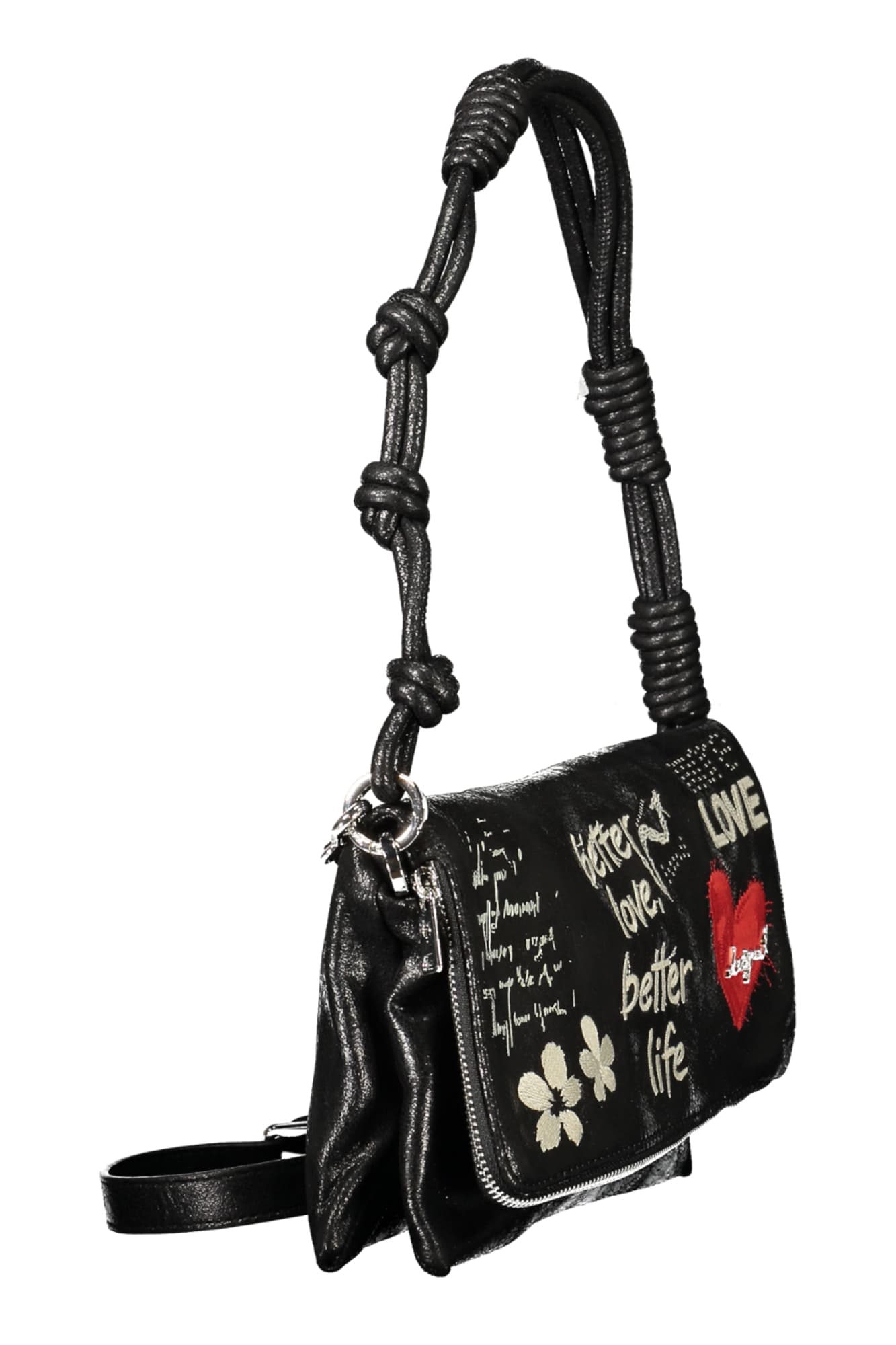 DESIGUAL BORSA DONNA NERO - Miniatura 3