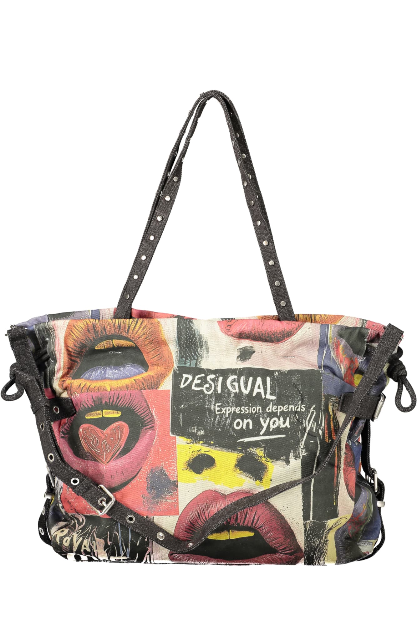 DESIGUAL BORSA DONNA NERO - Miniatura 2
