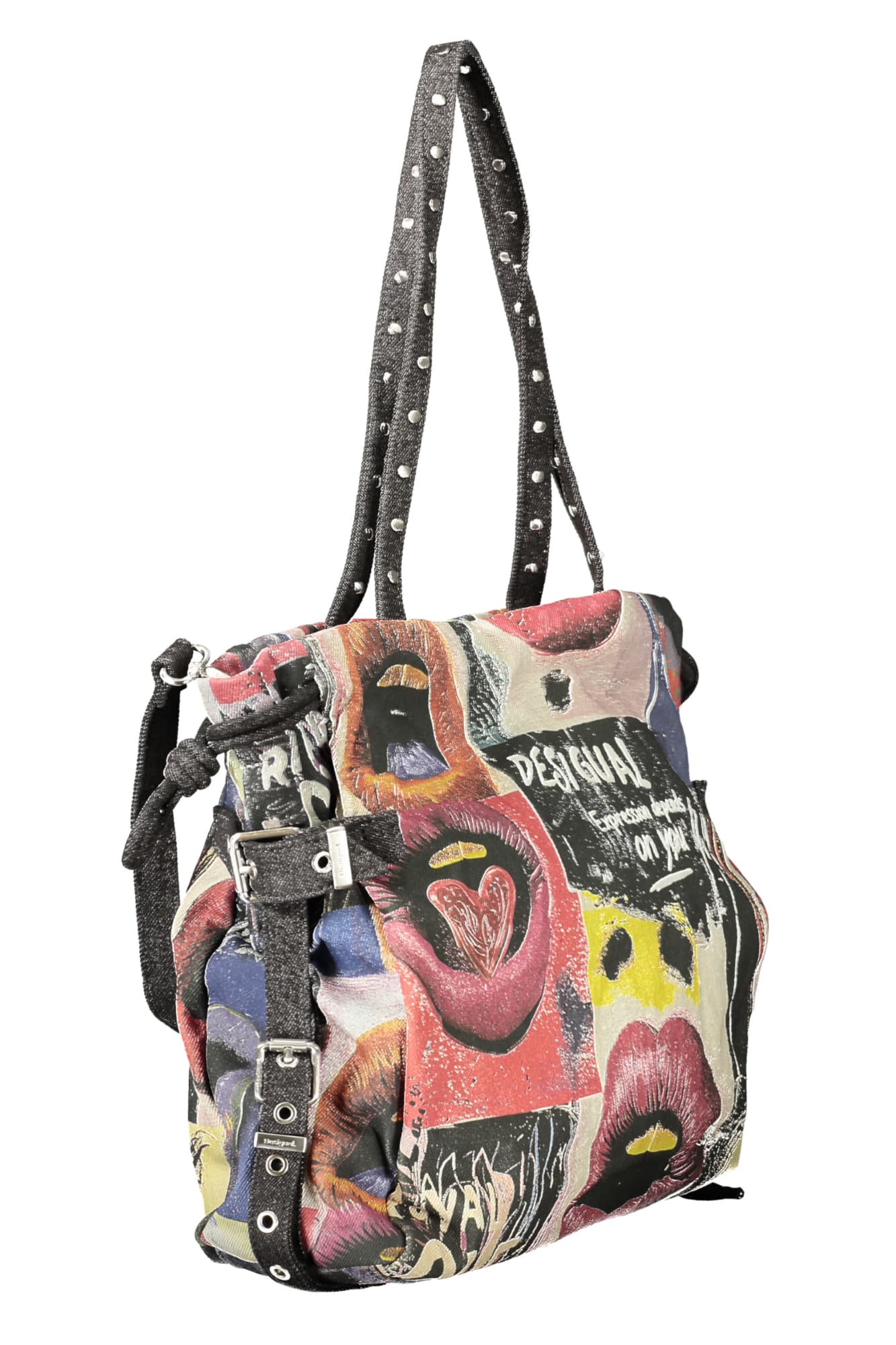 DESIGUAL BORSA DONNA NERO - Miniatura 3