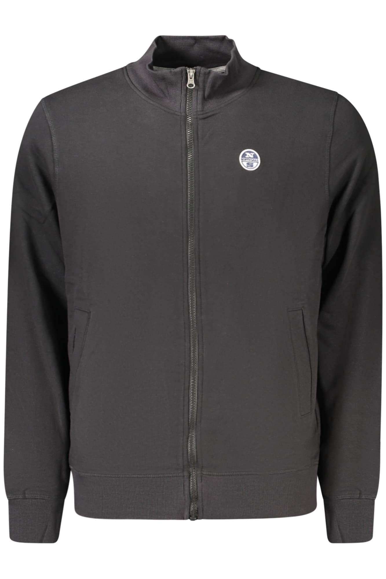 NORTH SAILS FELPA CON ZIP UOMO NERO - Immagine 1