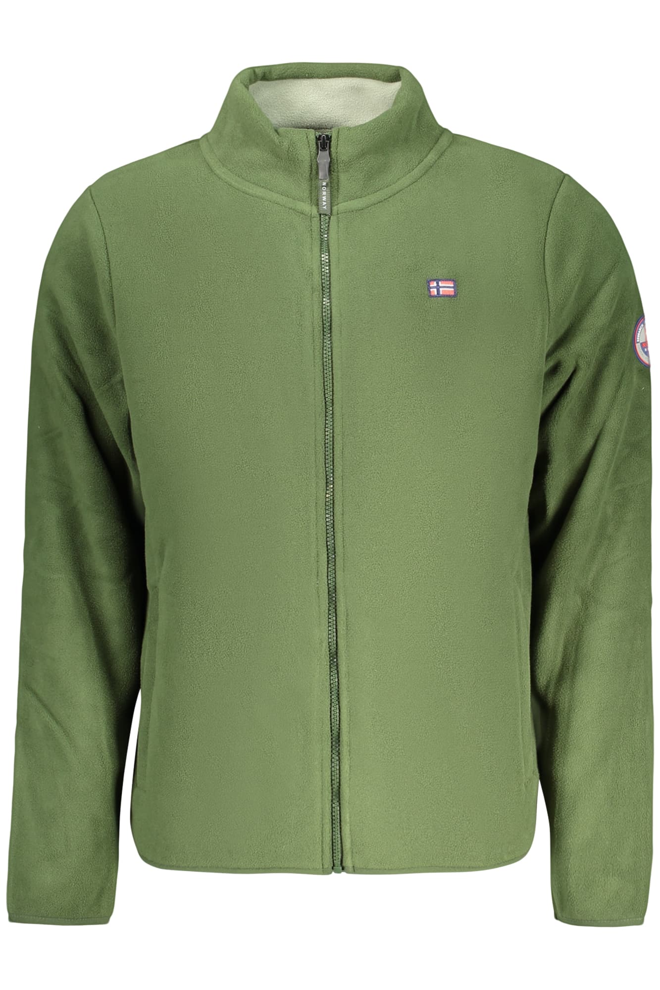 NORWAY 1963 FELPA CON ZIP UOMO VERDE - Immagine 1