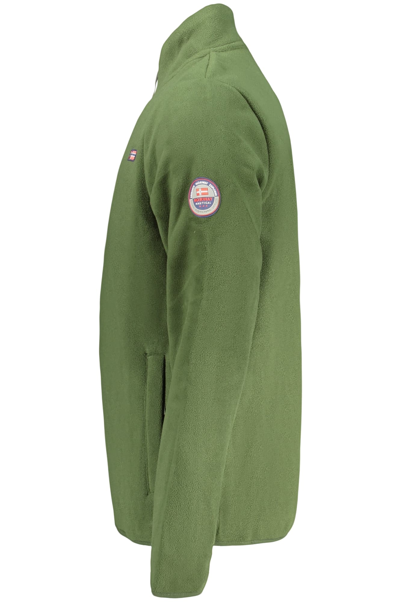 NORWAY 1963 FELPA CON ZIP UOMO VERDE - Miniatura 3