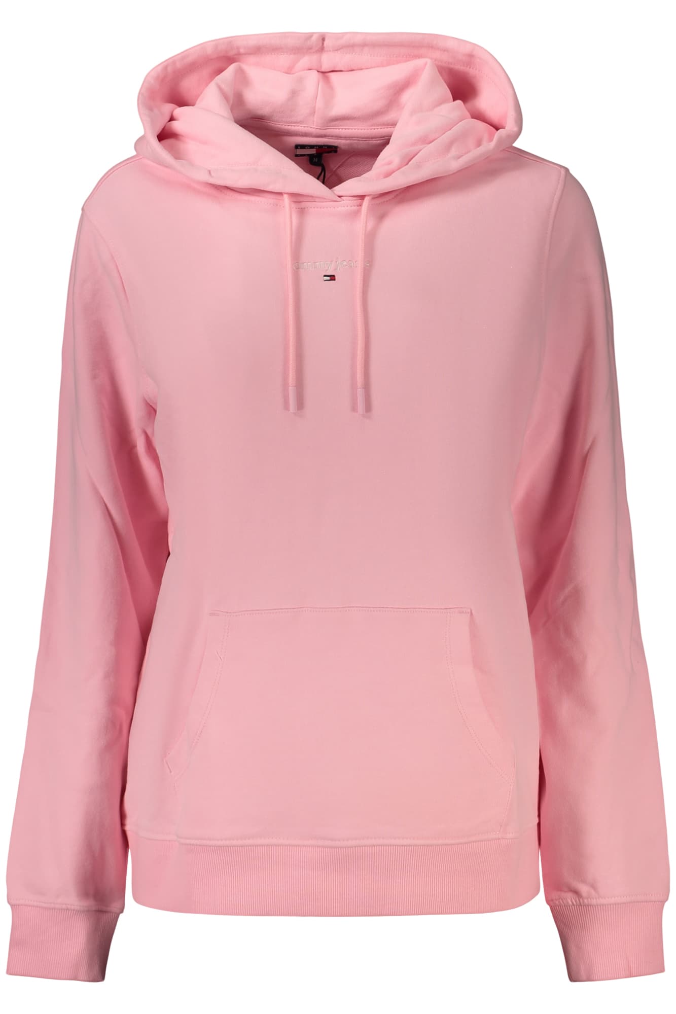 TOMMY HILFIGER FELPA SENZA ZIP DONNA ROSA - Immagine 1