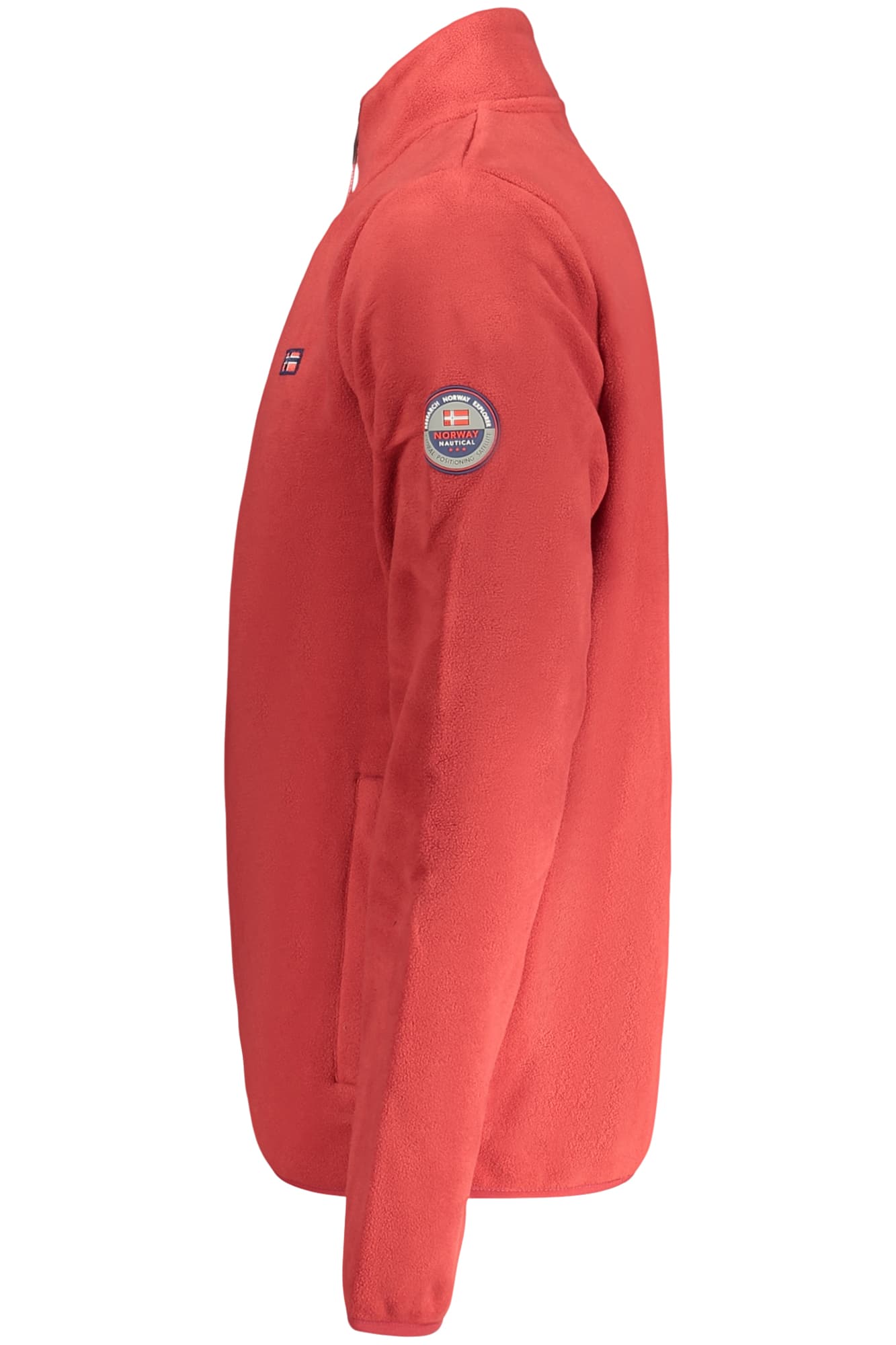 NORWAY 1963 FELPA CON ZIP UOMO ROSSO - Miniatura 3