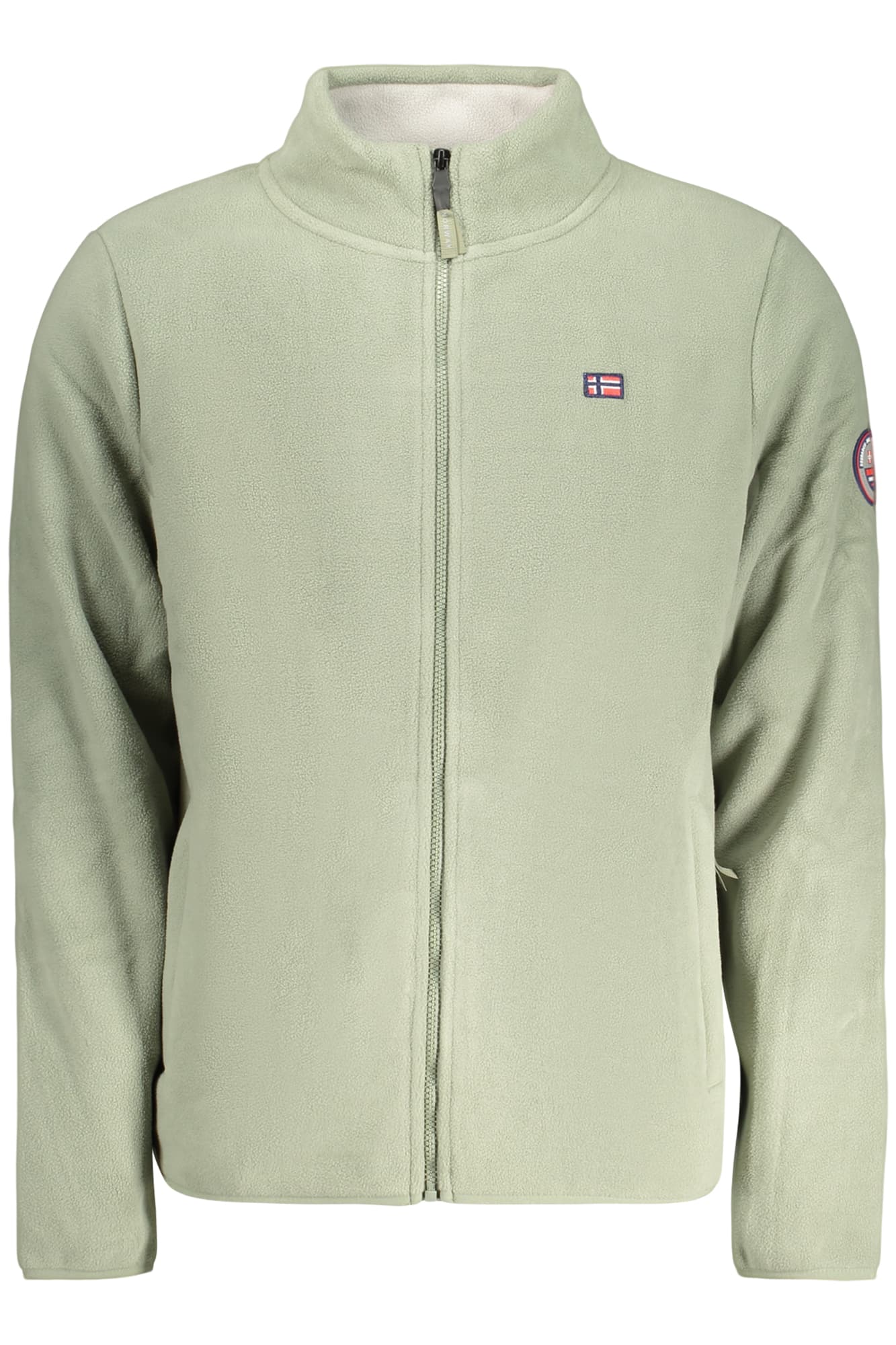 NORWAY 1963 FELPA CON ZIP UOMO VERDE - Immagine 1